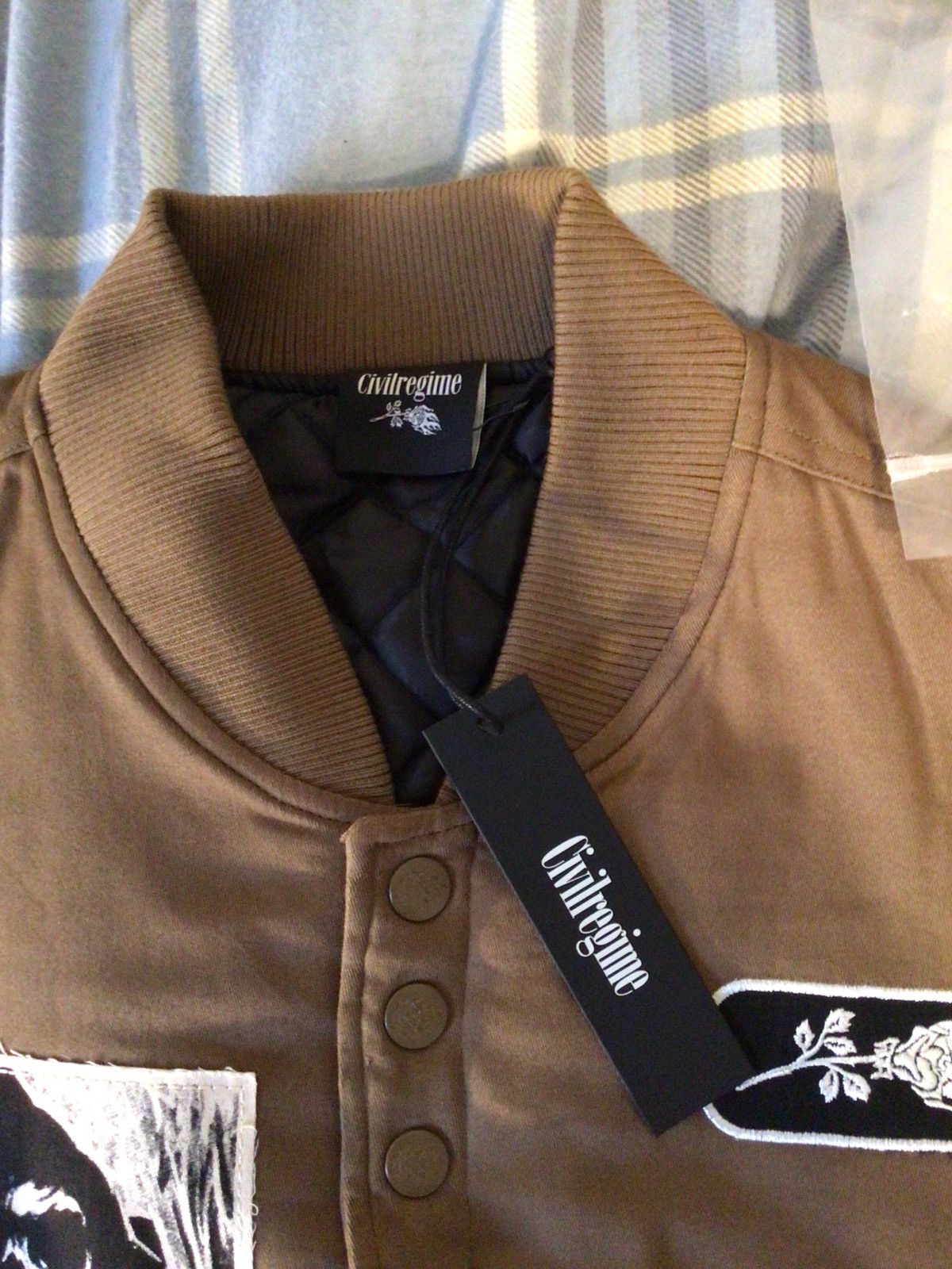 Civil Regime CIVILREGIME BOMBER BRAND NEW wit tags!! Size US XL / EU 56 / 4 - 5 Thumbnail
