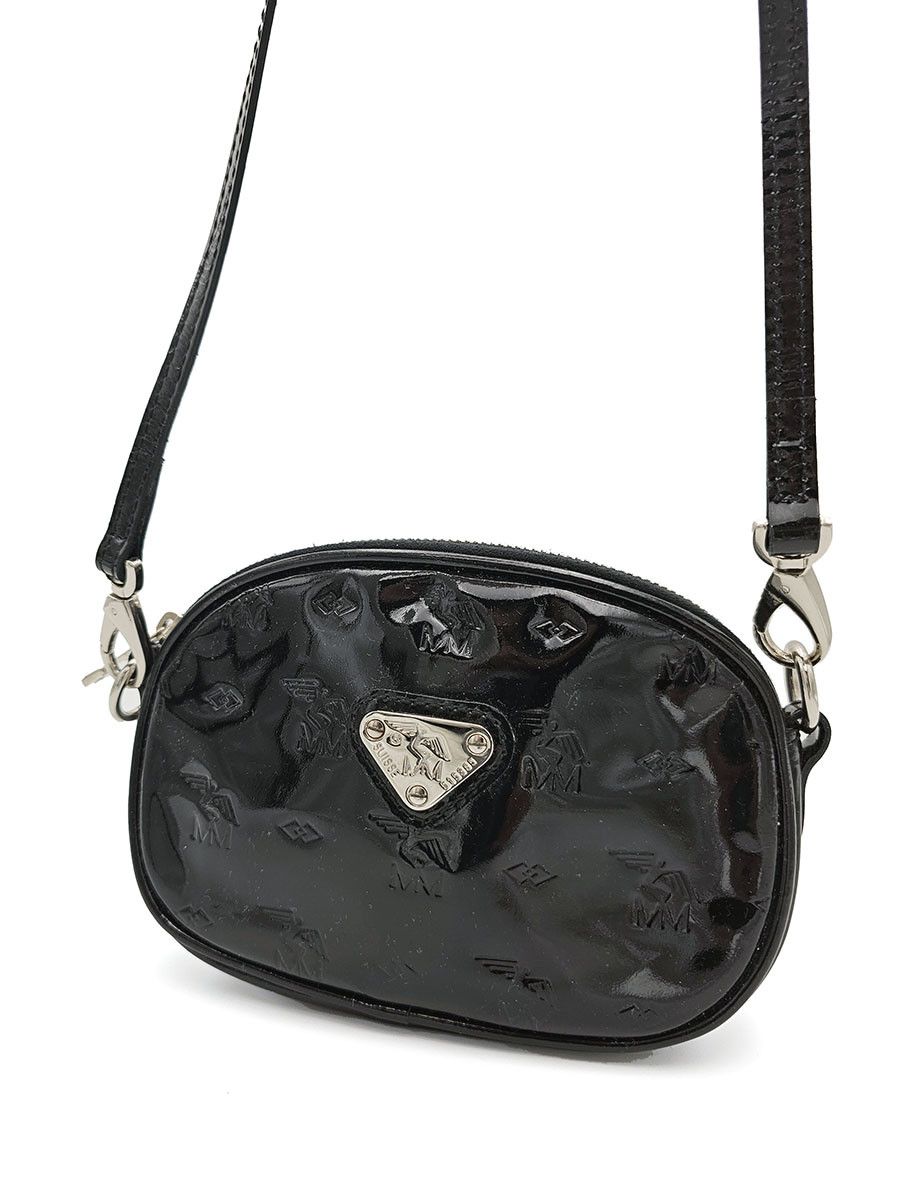 Maison Mollerus Maison Mollerus Black Patent Leather Crossbody Bag Size ONE SIZE - 1 Thumbnail