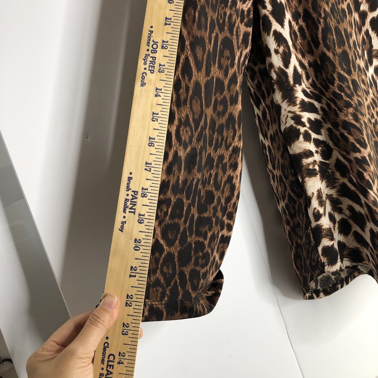 Other PerSeption Concept Womens Black Leopard Print Shirt XL Size XL / US 12-14 / IT 48-50 - 6 Thumbnail