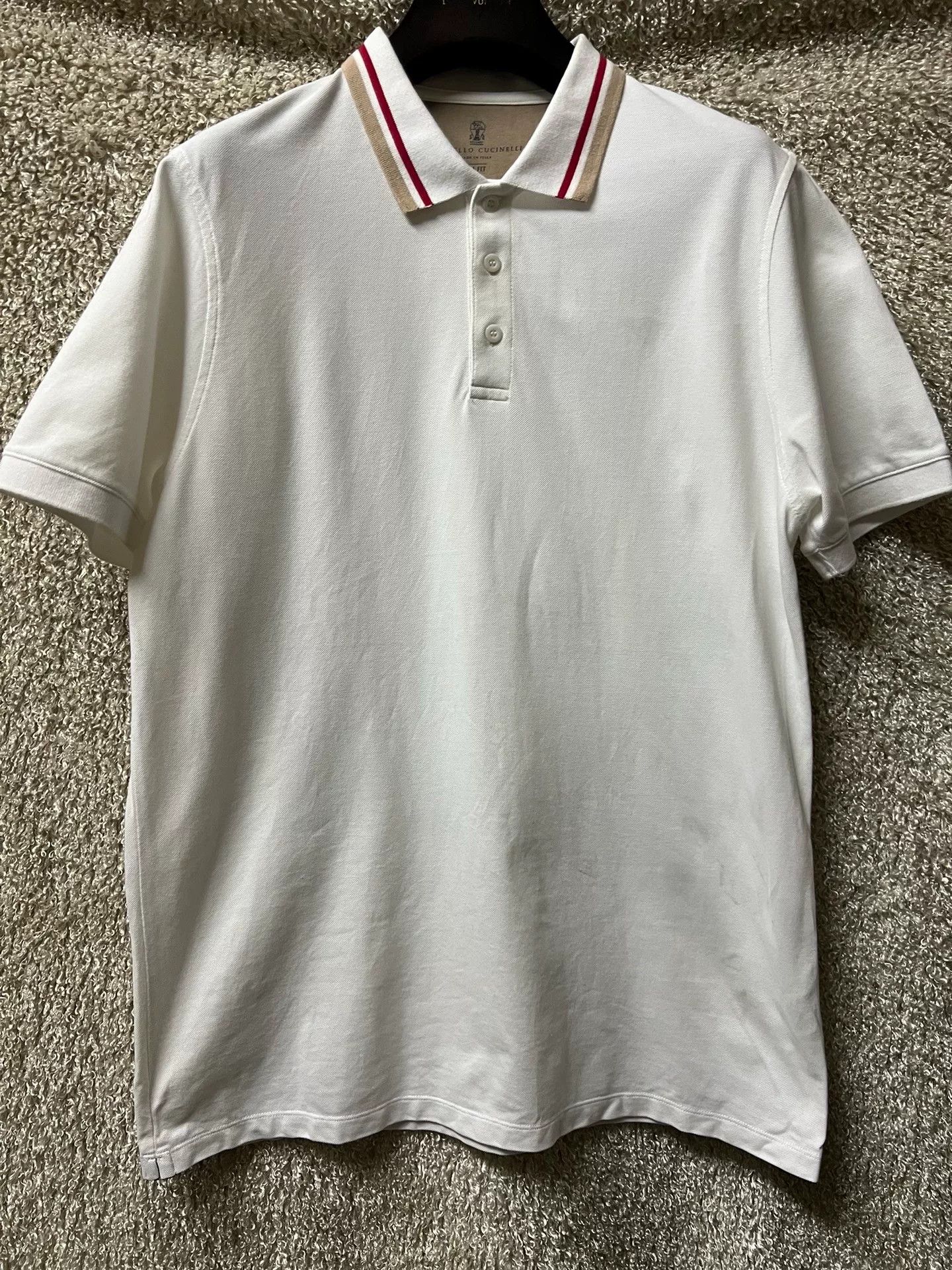 Brunello Cucinelli Men's L Short Sleeve Polo