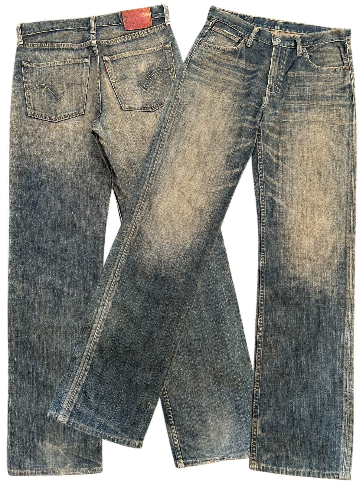 Kapital Vintage Levis Rusty Mudwash Distressed Denim Jeans Size US 31 - 1 Thumbnail