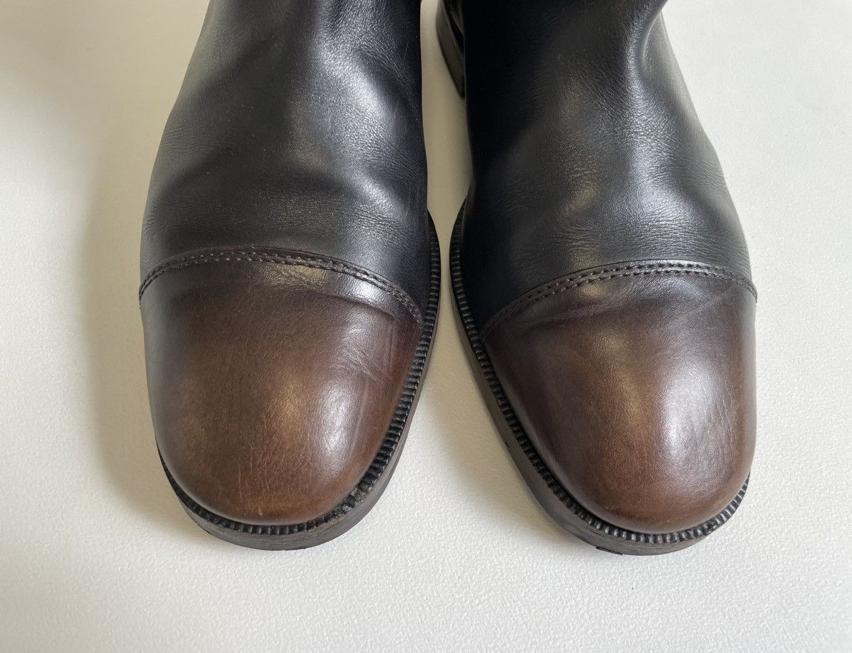 Maison Margiela Burnished Leather ‘Engineer Boots’ Size US 8 / EU 41 - 11 Thumbnail