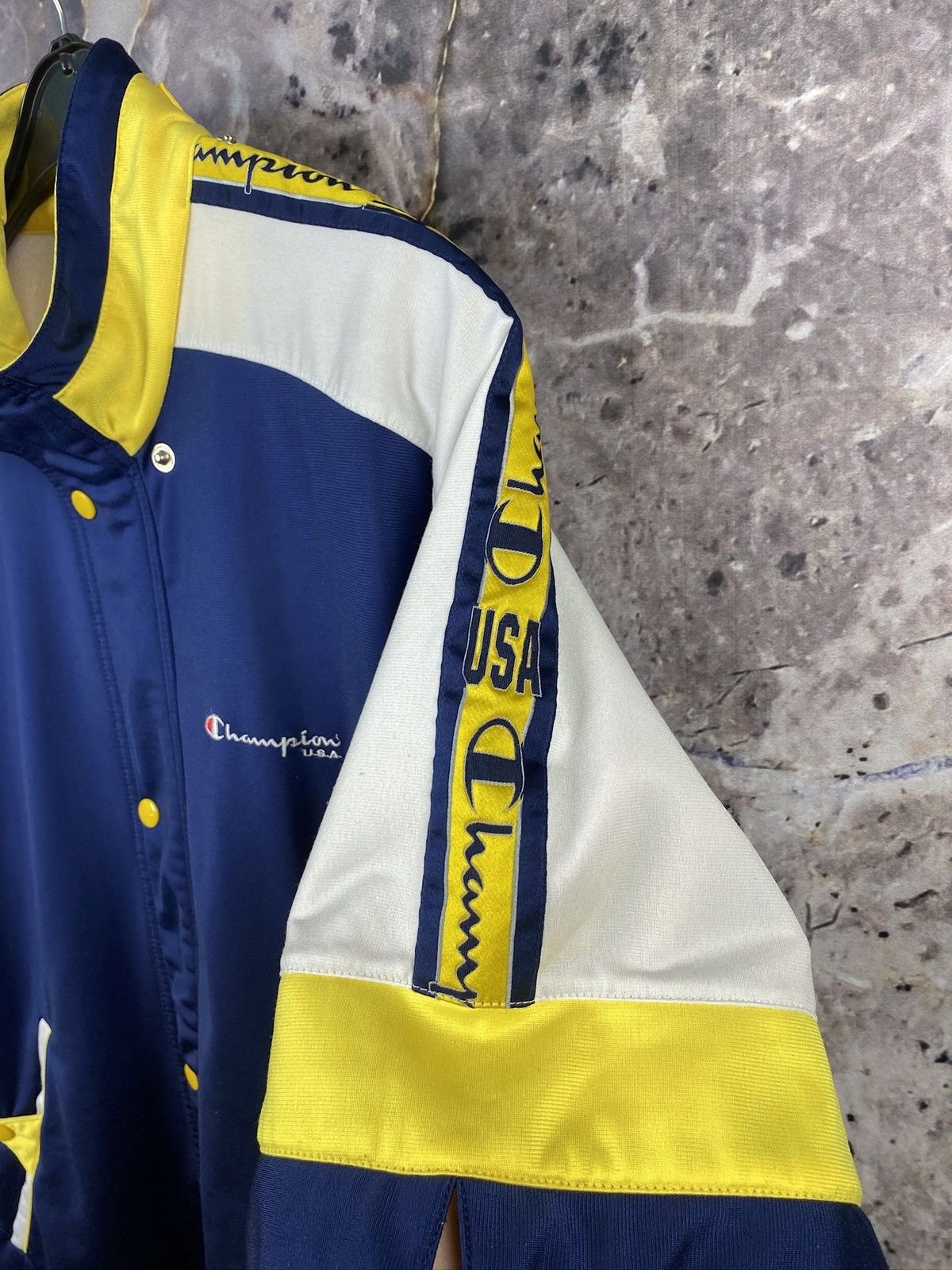 Champion Men’s Champion USA Jacket Short Sleeve Sportswear Size M Size US M / EU 48-50 / 2 - 8 Thumbnail