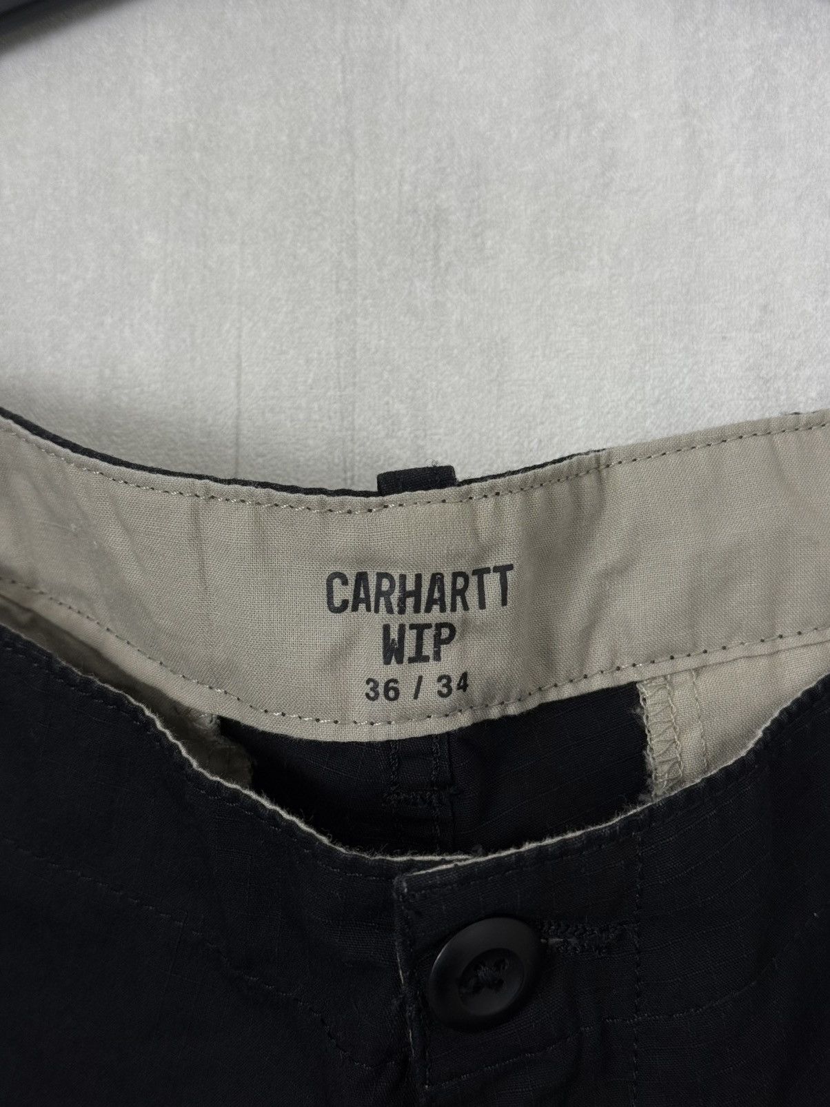 Carhartt Carhartt WIP Black Aviation Cargo Pants Size 36x34 Size US 36 / EU 52 - 11 Thumbnail