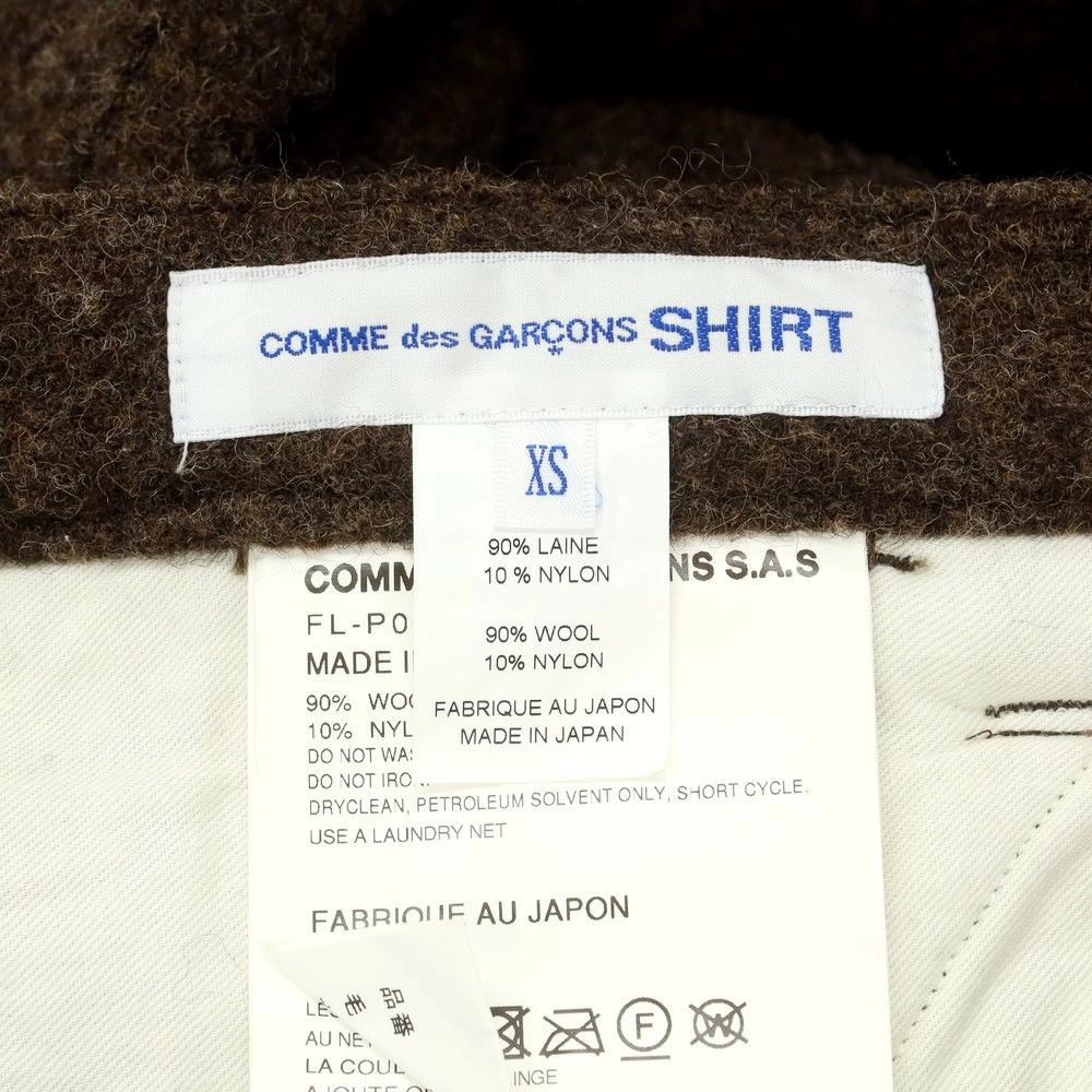 Comme des Garcons SHIRT Casual Pants Wool Nylon Casual Slacks Zipper Plain Brown Size US 30 / EU 46 - 7 Thumbnail