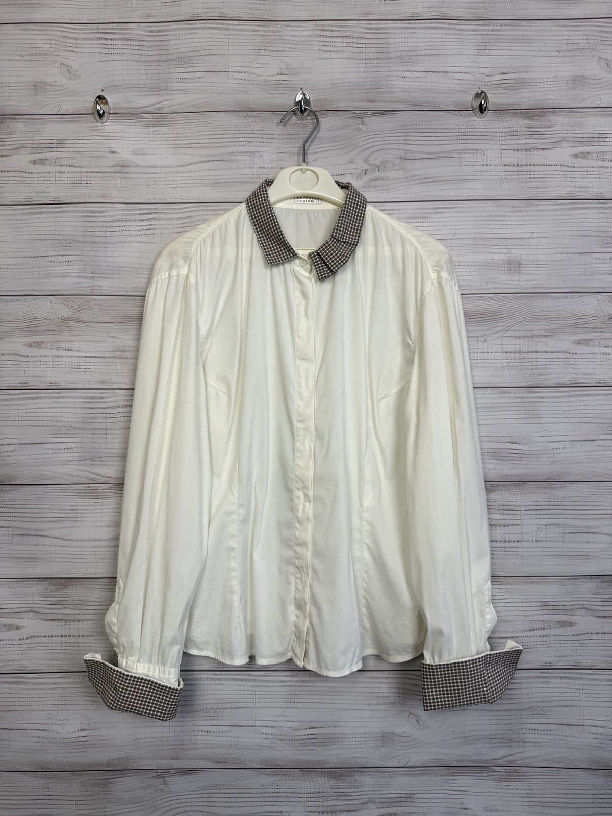 Brunello Cucinelli Brunello Cucinelli Shirt Button Up Made in Italy Size L / US 10 / IT 46 - 1 Thumbnail