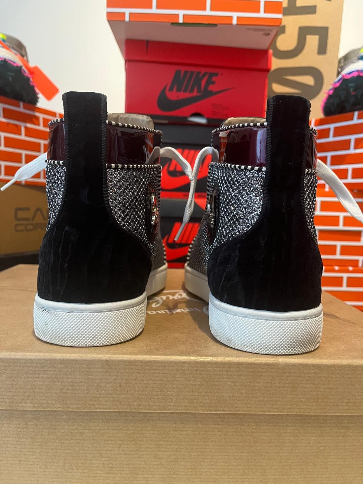 Christian Louboutin Christian Louboutin Woman’s High Top Trainers 39 1/2 Size US 8.5 / IT 38.5 - 7 Thumbnail