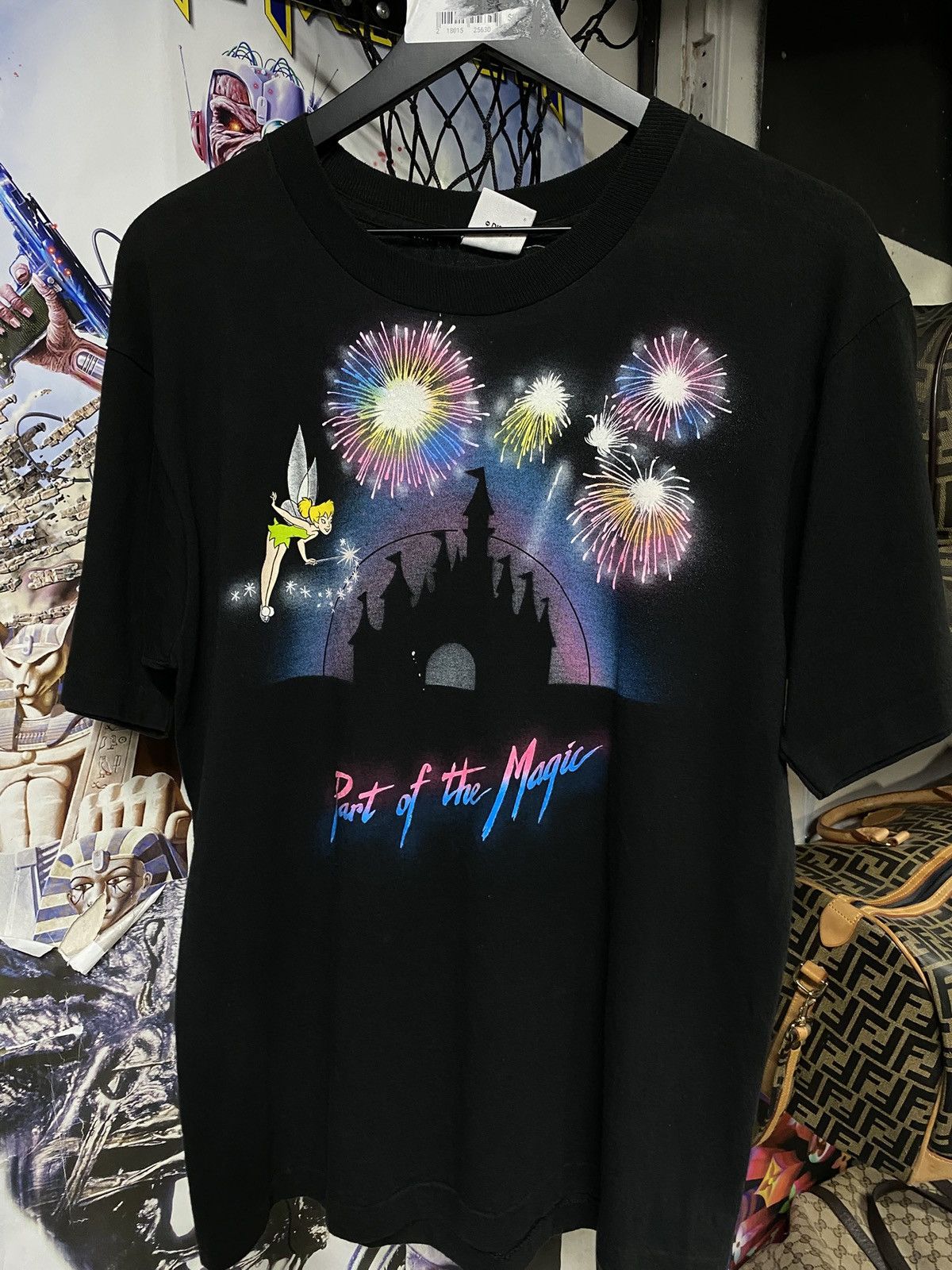 Vintage 90’s Vintage Tinkerbell Disney Rare Tee Shirt Medium Size US M / EU 48-50 / 2 - 7 Thumbnail