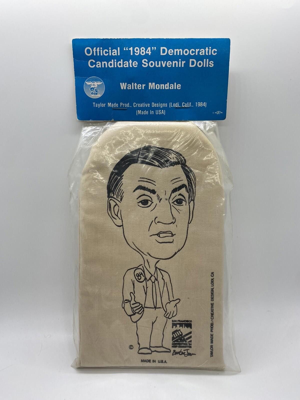 Designer 1984 Dem Convention Candidate Souvenir Doll WALTER MONDALE Size ONE SIZE - 1 Thumbnail