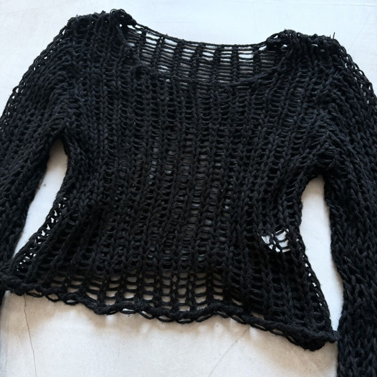 Hysteric Glamour Japan Mesh Hysteric Glamour Vibe Knit Ribbed Longsleeve Y2K Size M / US 6-8 / IT 42-44 - 2 Thumbnail