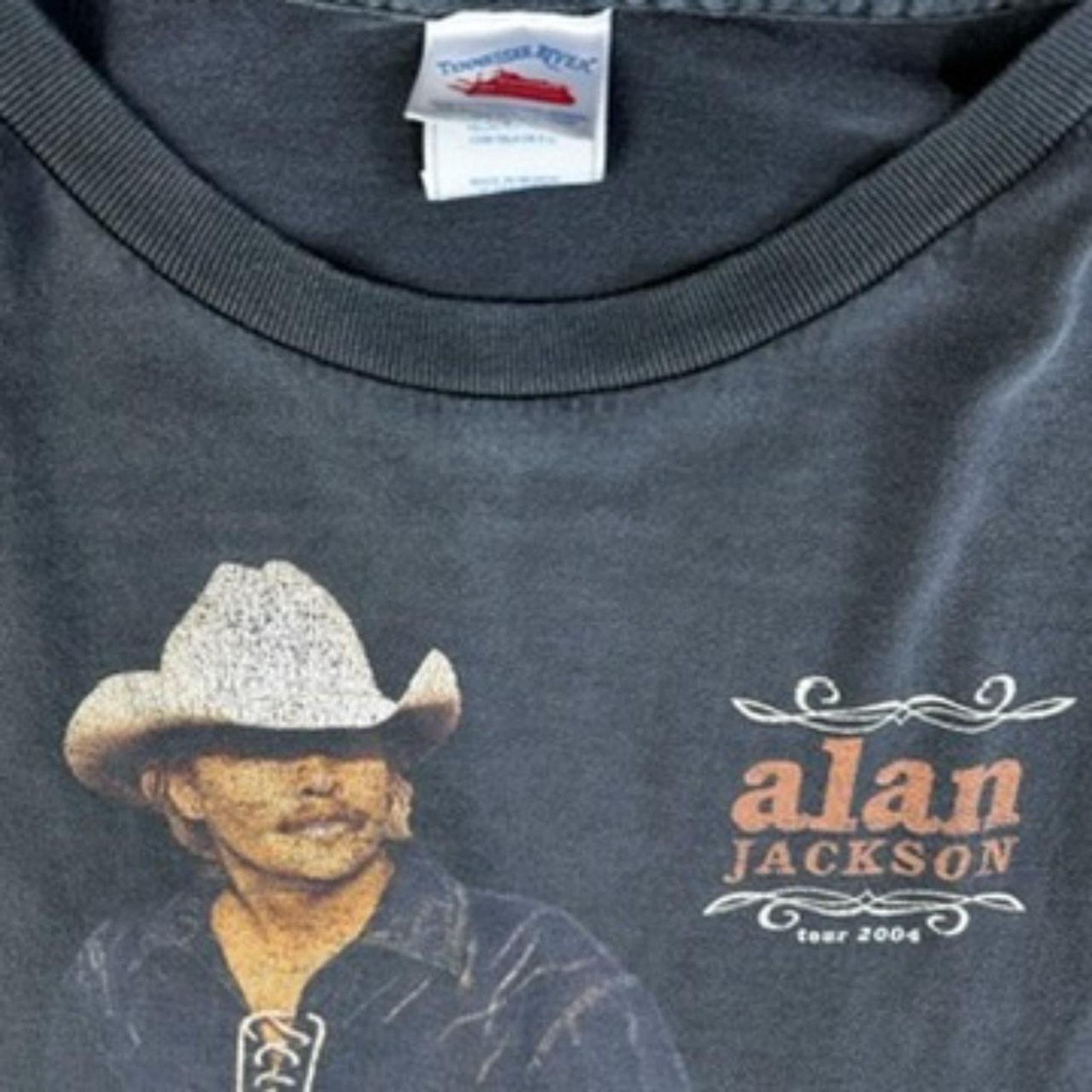 Other Vintage 2004 Alan Jackson Tour Concert Tee Size US XL / EU 56 / 4 - 3 Thumbnail