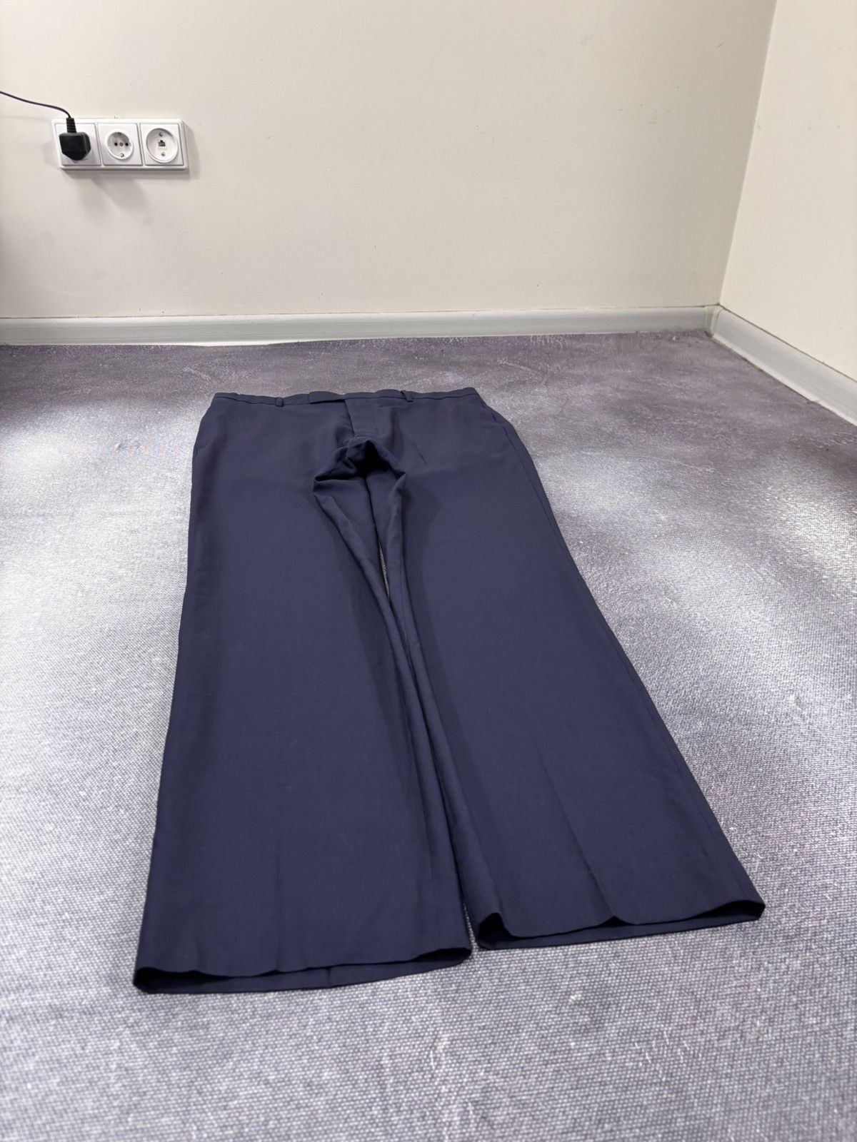 Hackett Hackett Men’s Navy Blue Wool Dress Pants Trousers Size US 34 / EU 50 - 3 Thumbnail