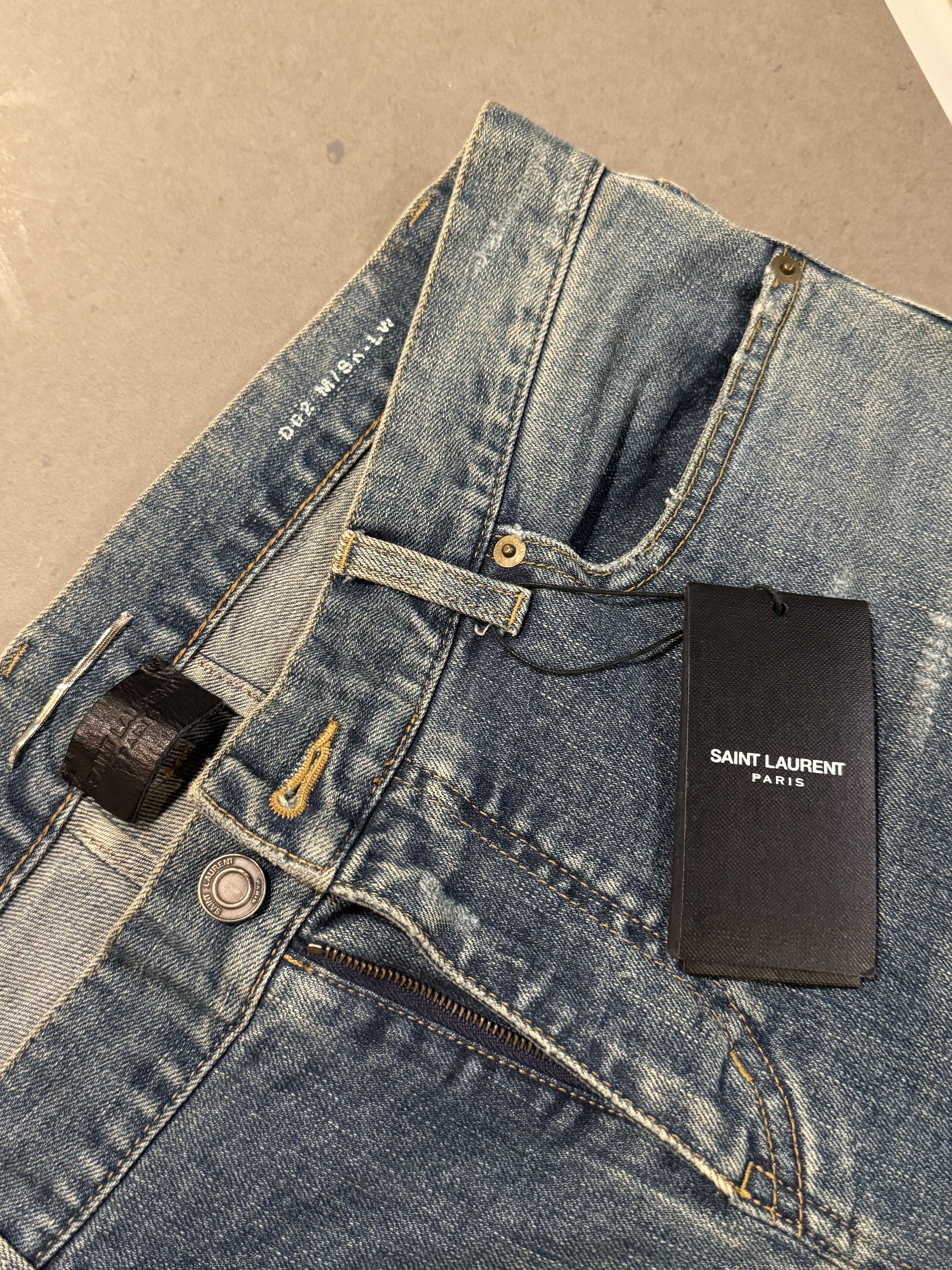 Saint Laurent Paris Saint Laurent Crash Jeans 2017 Size US 32 / EU 48 - 11 Thumbnail
