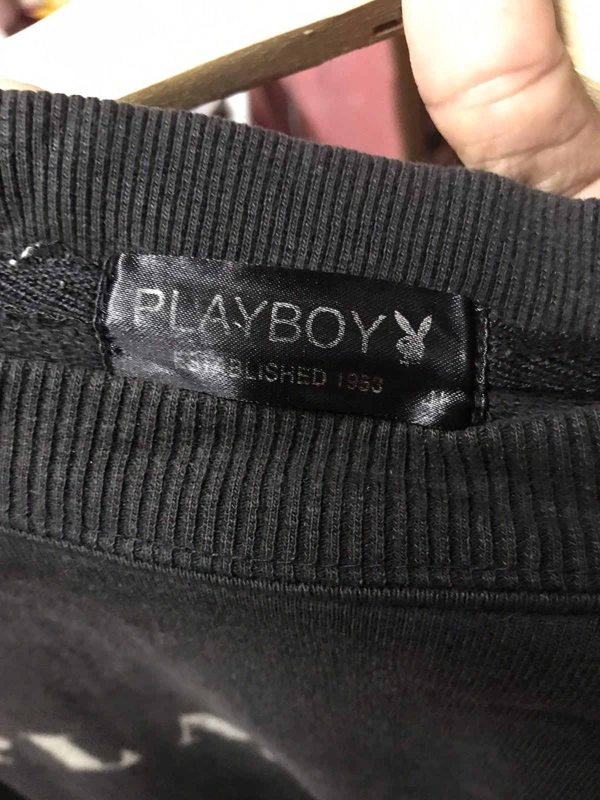 Playboy Playboy Sweatshirt Crewneck Black Colour Size US XL / EU 56 / 4 - 8 Thumbnail