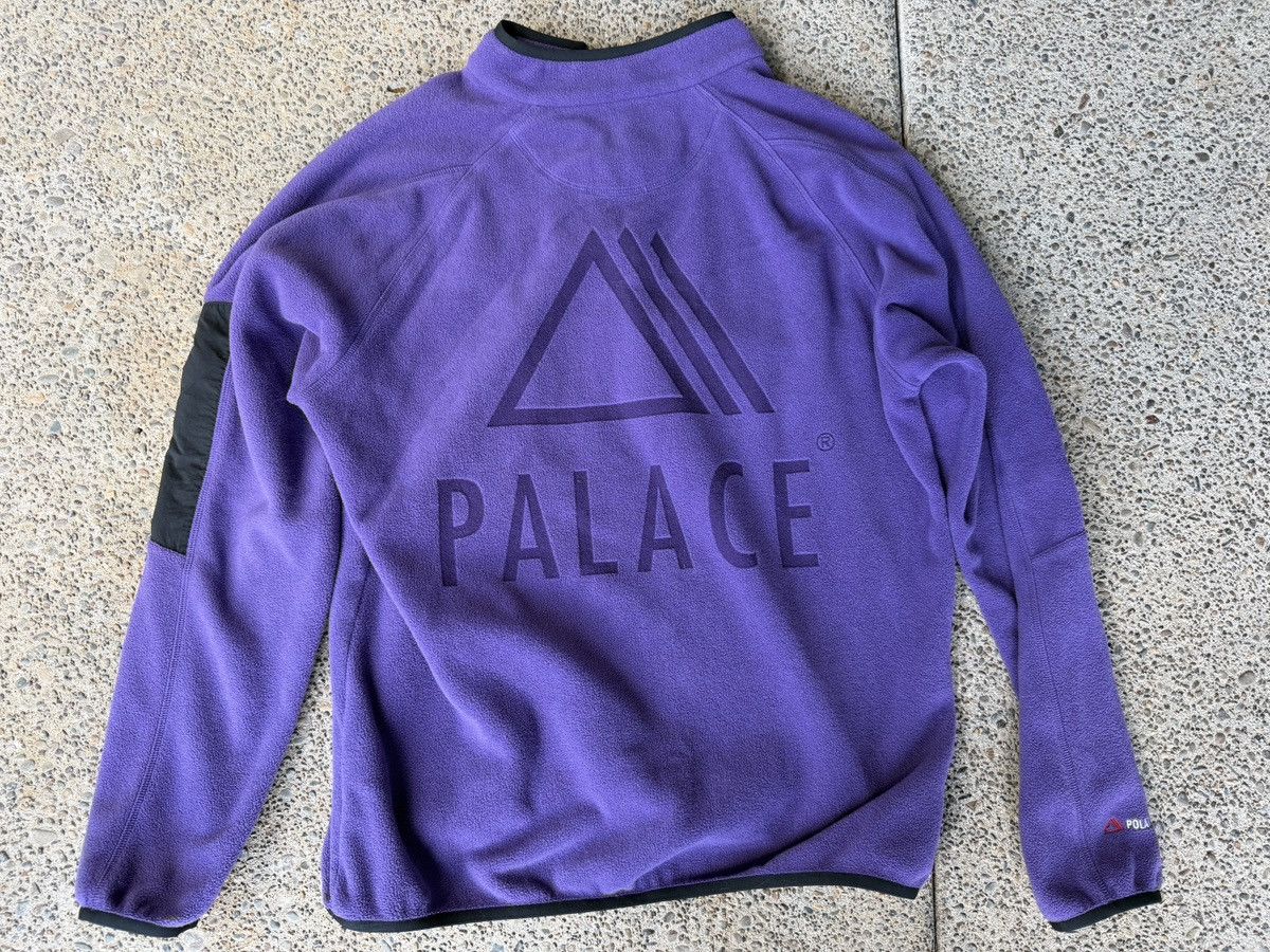 Palace × Polartec Palace-Polartec Purple 1/4 Zip Size US XL / EU 56 / 4 - 2 Thumbnail