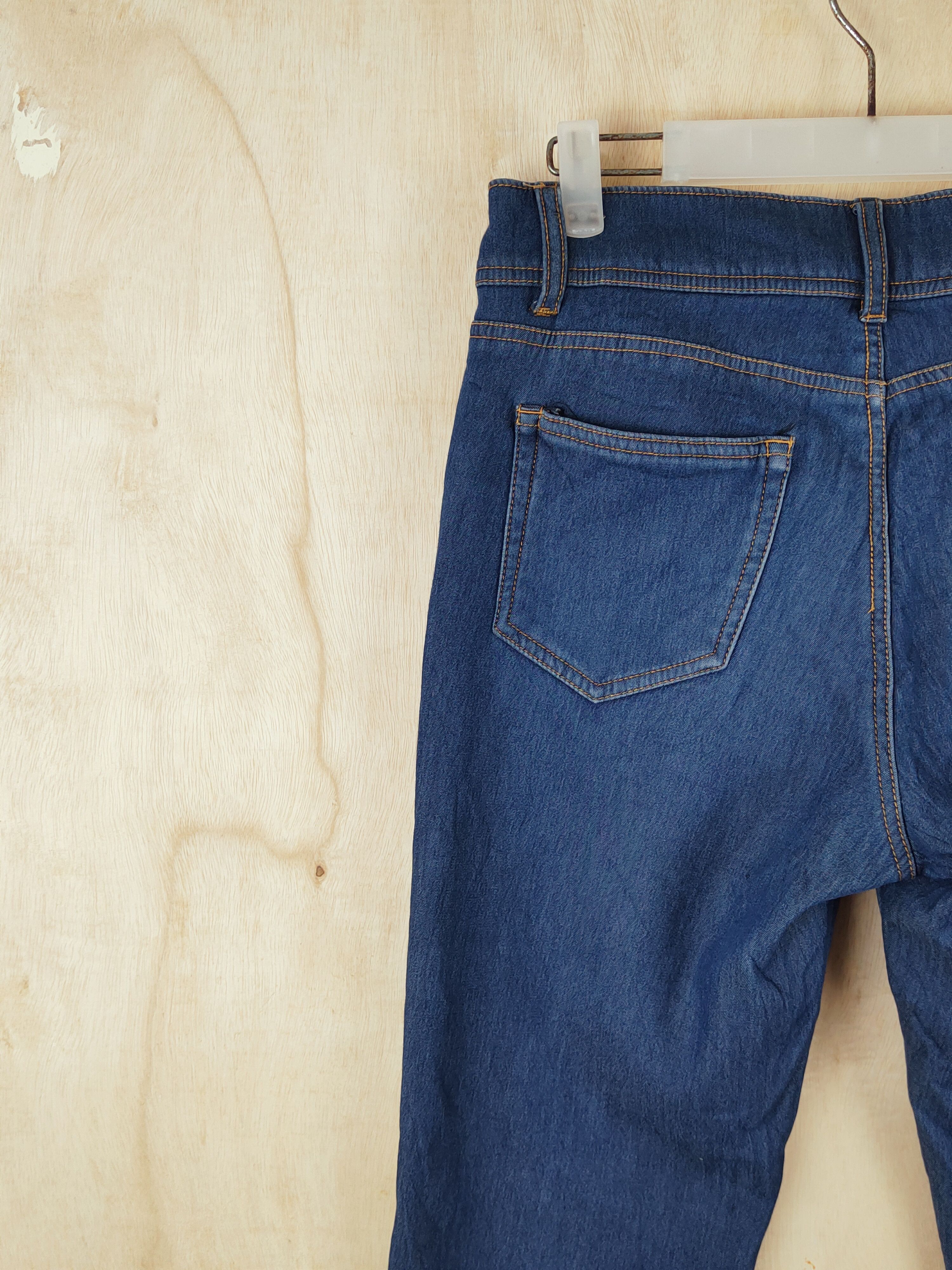 Japanese Brand Japanese Brand Blue Distressed Ripped Soft Jeans #S2502 Size 30" / US 8 / IT 44 - 8 Thumbnail