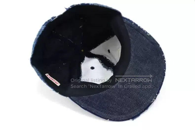 Kapital kapital Boro tattered embroidered baseball cap. Size ONE SIZE - 4 Thumbnail