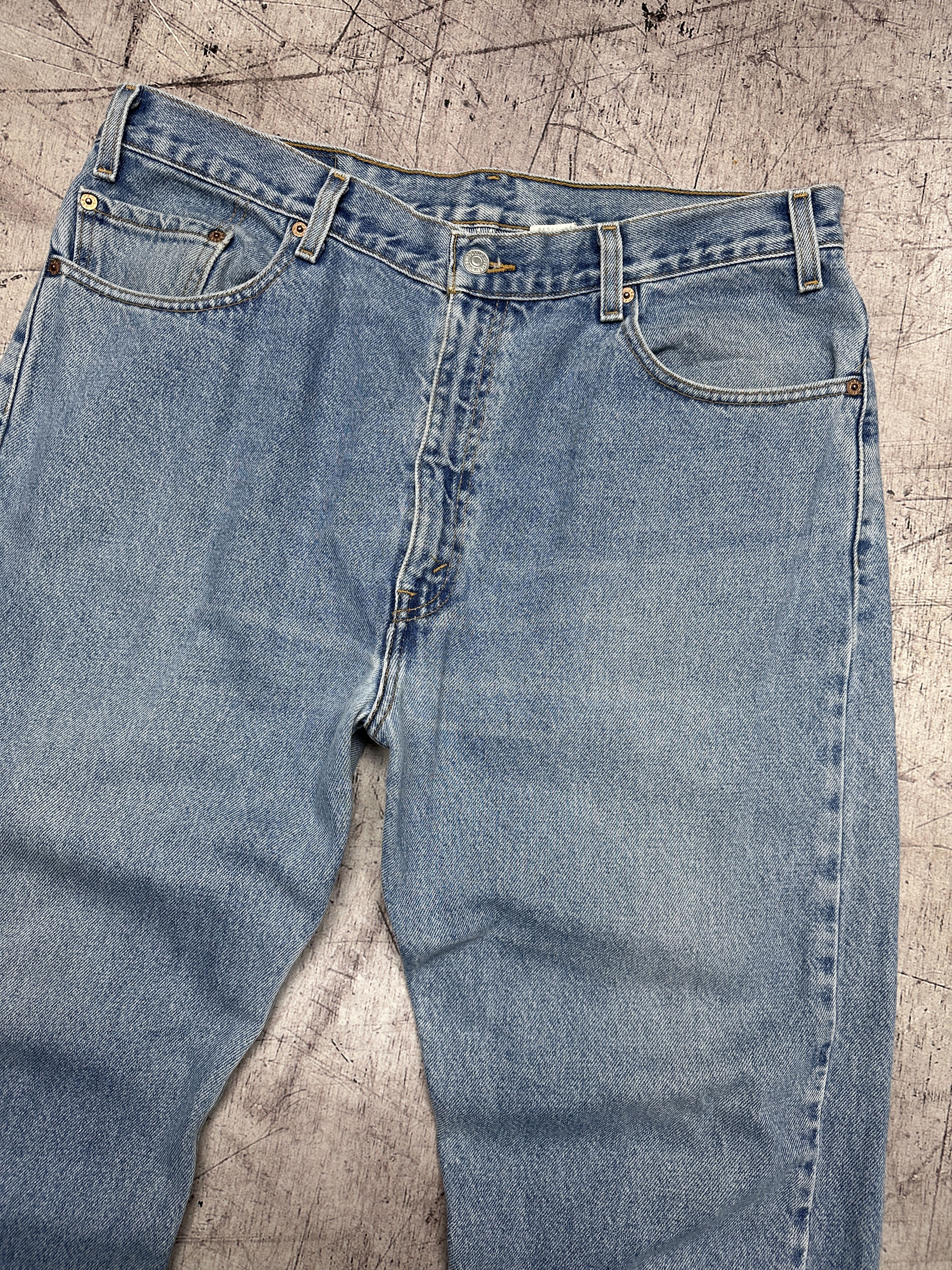 Levi's × Levi's Vintage Clothing Levis 505 90s Vintage Mens Denim Pants Jeans Size US 38 / EU 54 - 6 Thumbnail