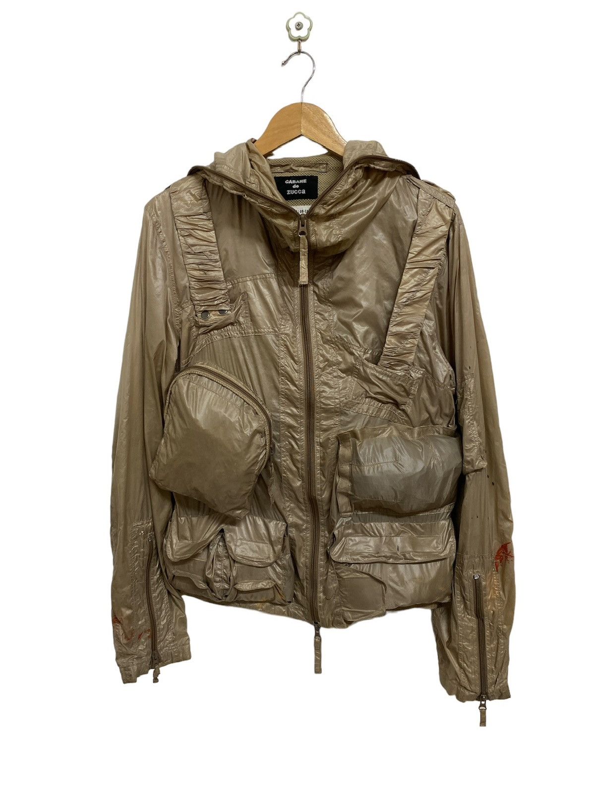CABANE de ZUCCa × Issey Miyake Cabane De Zucca Issey Miyake Multipocket SAMPLE Jacket Size US M / EU 48-50 / 2 - 2 Thumbnail