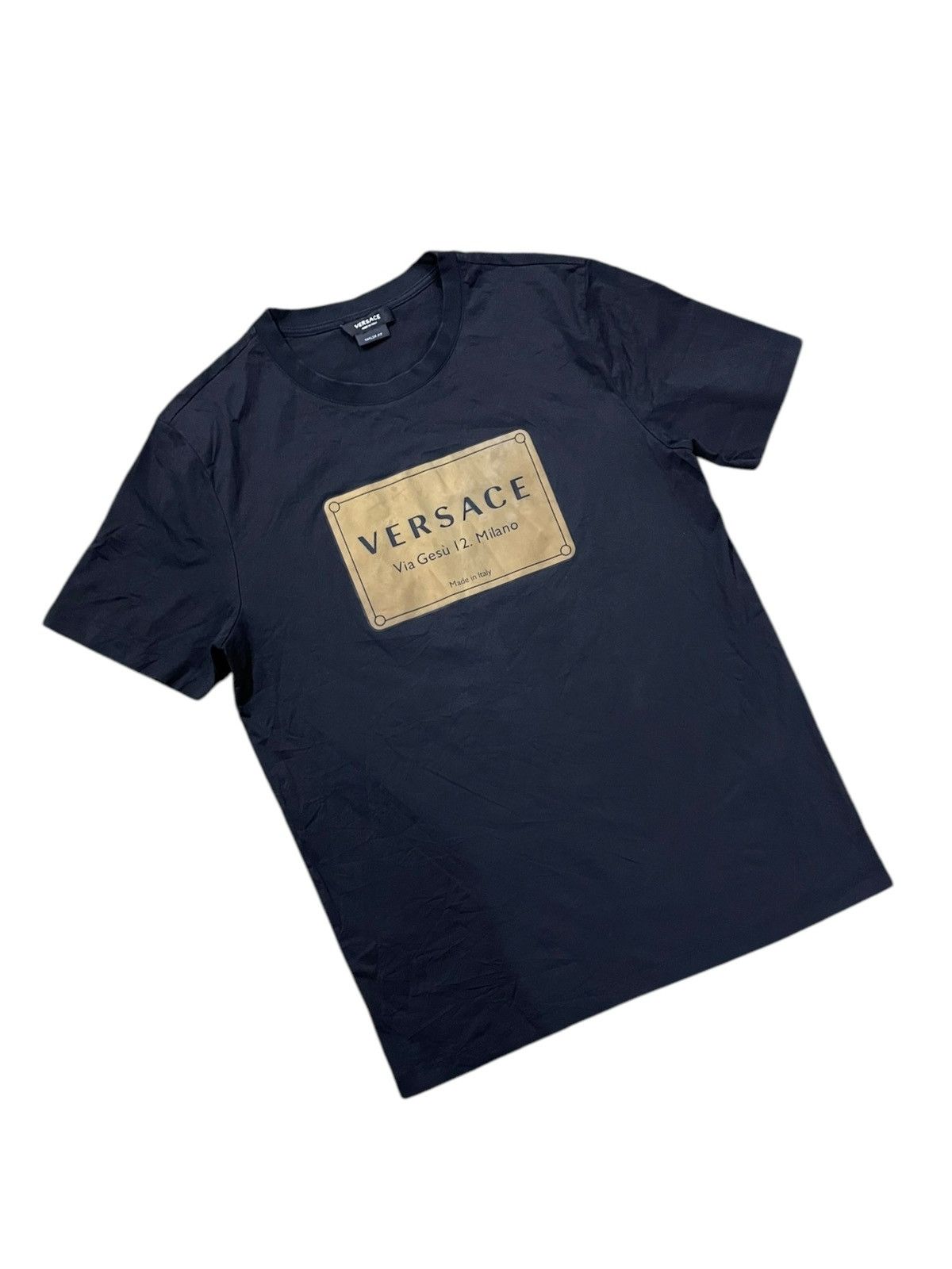 Versace VERSACE Signage Patches Tee Size US M / EU 48-50 / 2 - 3 Thumbnail