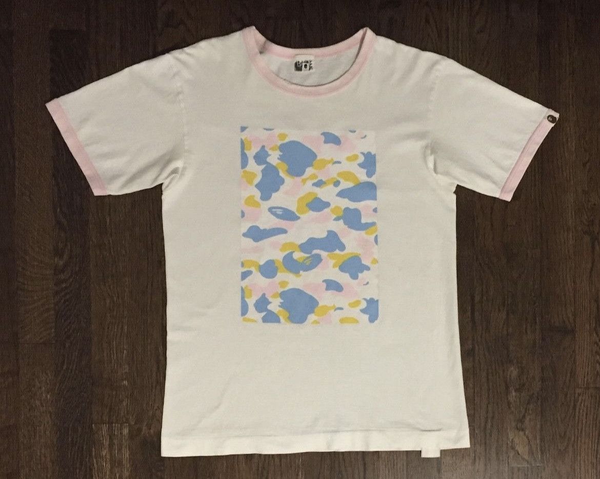 Bape Bape cotton candy camo tee shirt Size US M / EU 48-50 / 2 - 1 Thumbnail
