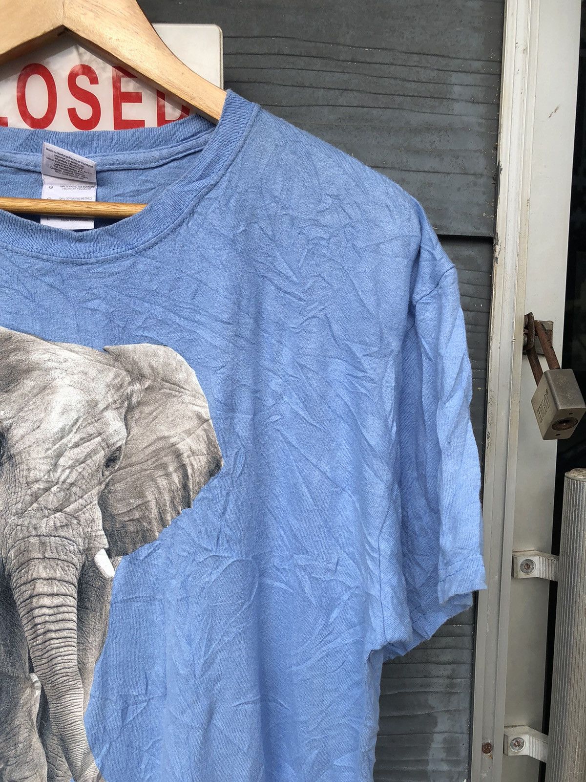 The Mountain × Vintage Vintage Y2K Elephant San Diego Zoo Mirror Printed Tee Size US L / EU 52-54 / 3 - 4 Thumbnail