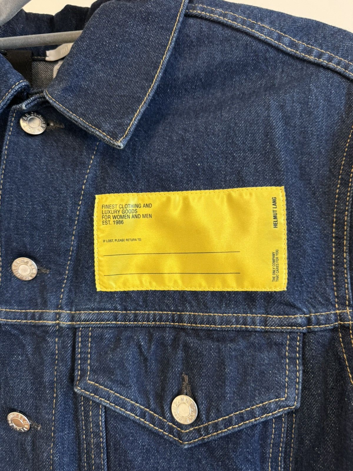 Helmut Lang Helmut Lang Trucker Denim Jacket Size US S / EU 44-46 / 1 - 6 Thumbnail