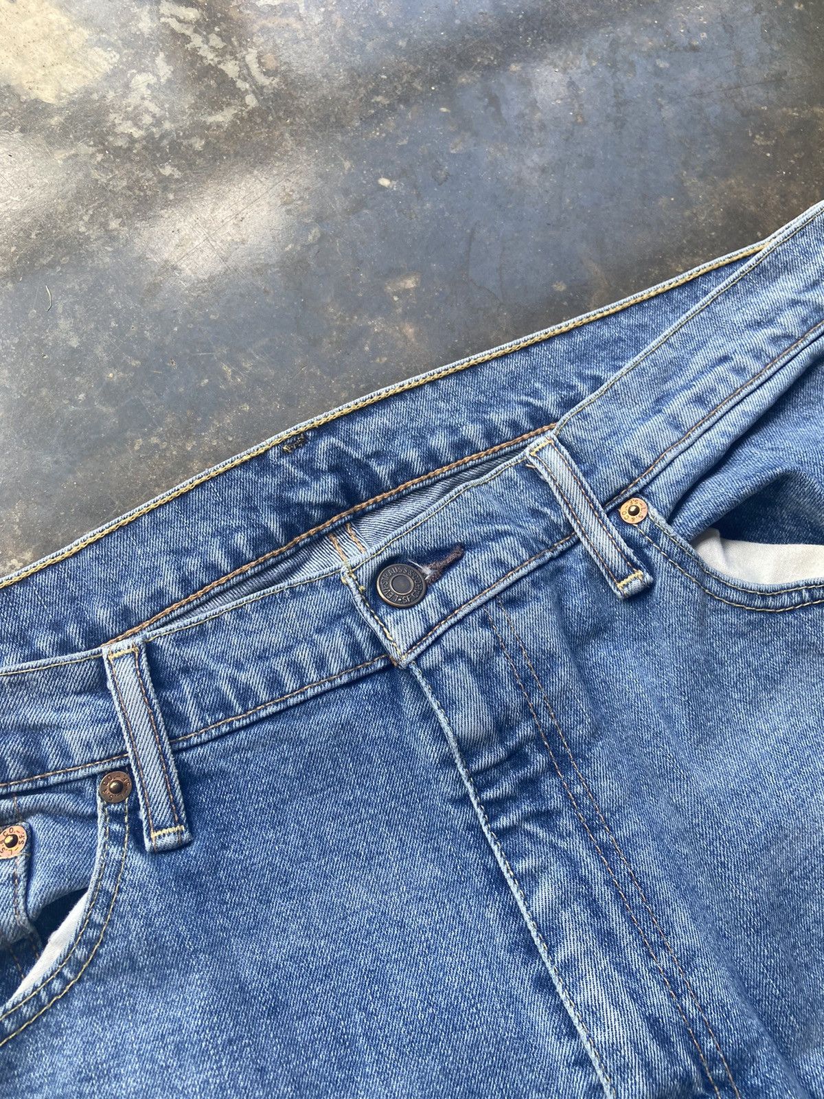 Levi's Vintage Y2K Nicely Faded Levi’s 505 Blue Jeans 36x30 Size US 36 / EU 52 - 4 Thumbnail