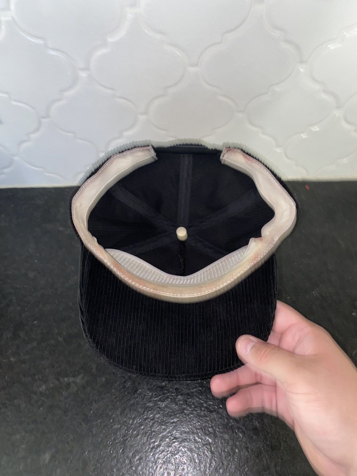 Vintage 80s Los Angeles raiders corduroy snapback