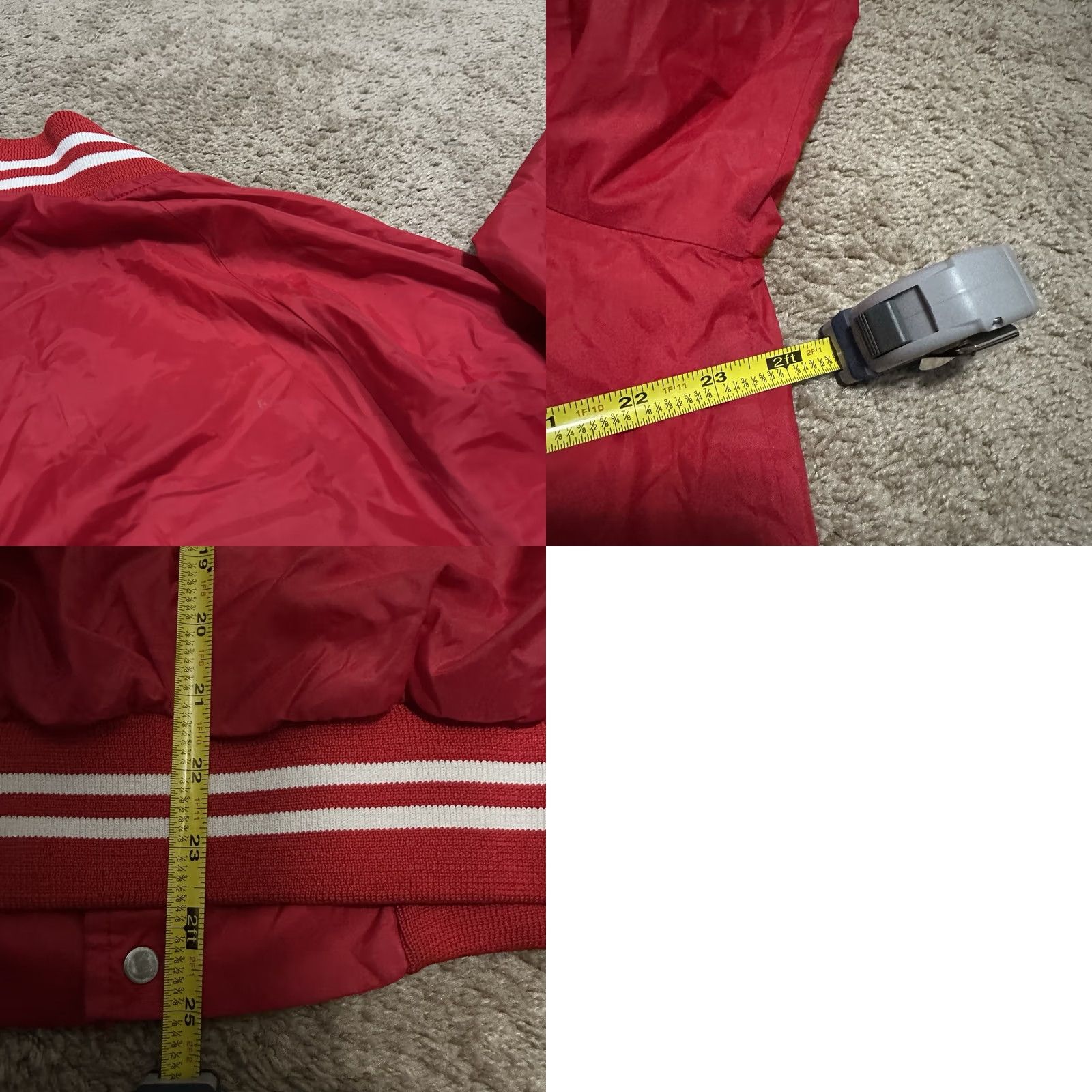 Vintage VINTAGE Radius Varsity Jacket Mens XL Bomber 70s 80s Made in USA Red White Size US XL / EU 56 / 4 - 8 Thumbnail