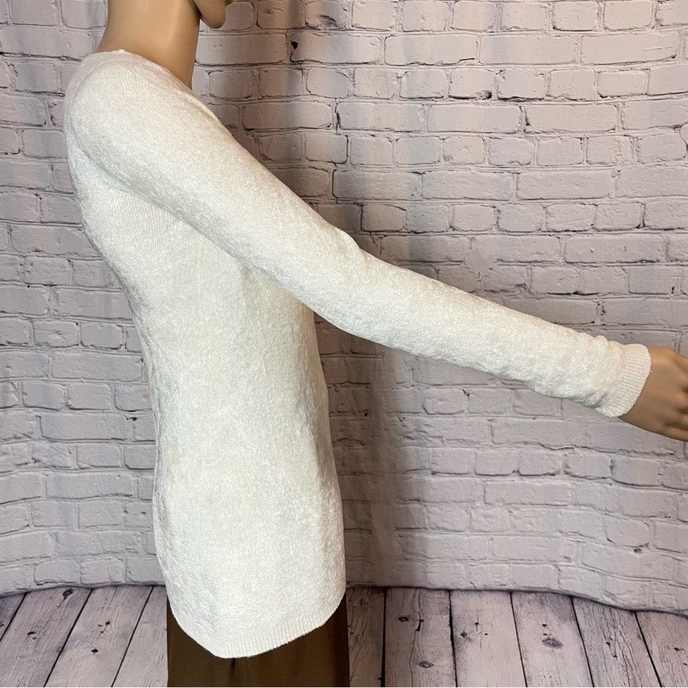 Other New Transit Par-Such Fuzzy Ivory Sweater Made in Italy Size Size M / US 6-8 / IT 42-44 - 2 Thumbnail
