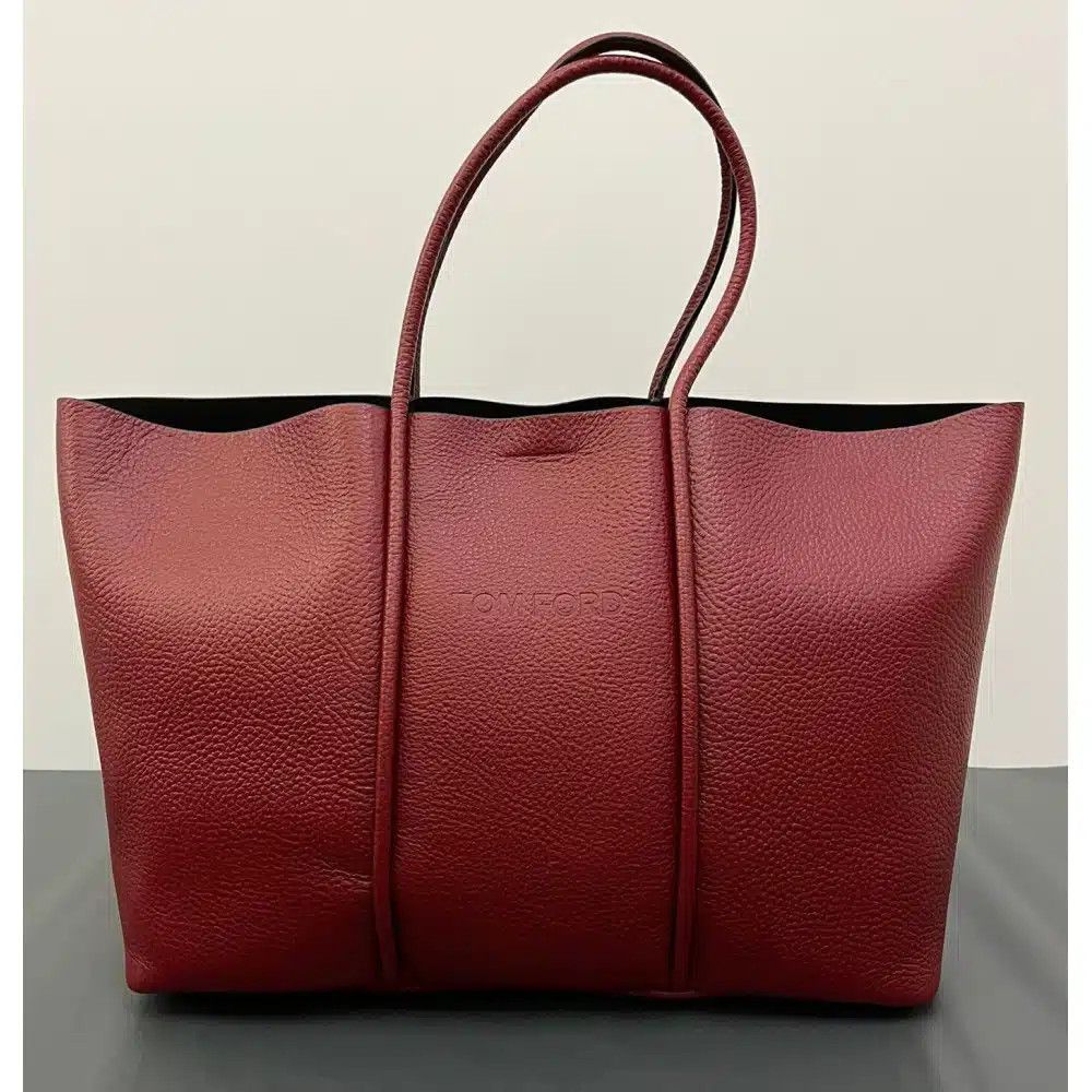 Tom Ford o1sndg1224 L0922 Size: OS / Tote Bag in Burgandy Size ONE SIZE - 1 Thumbnail