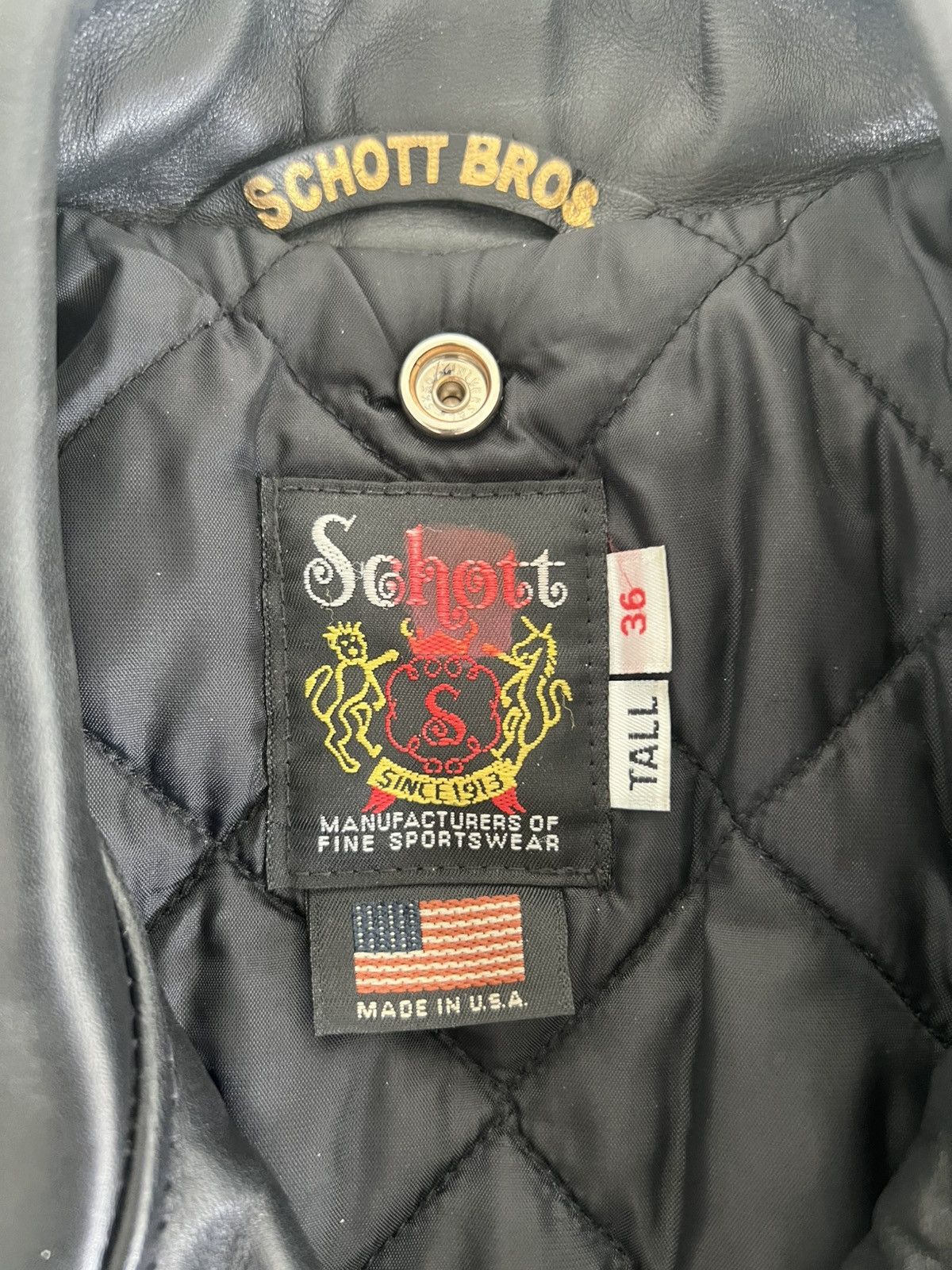 Schott Schott Perfecto 613UST (Tall) Onestar Size US S / EU 44-46 / 1 - 3 Thumbnail