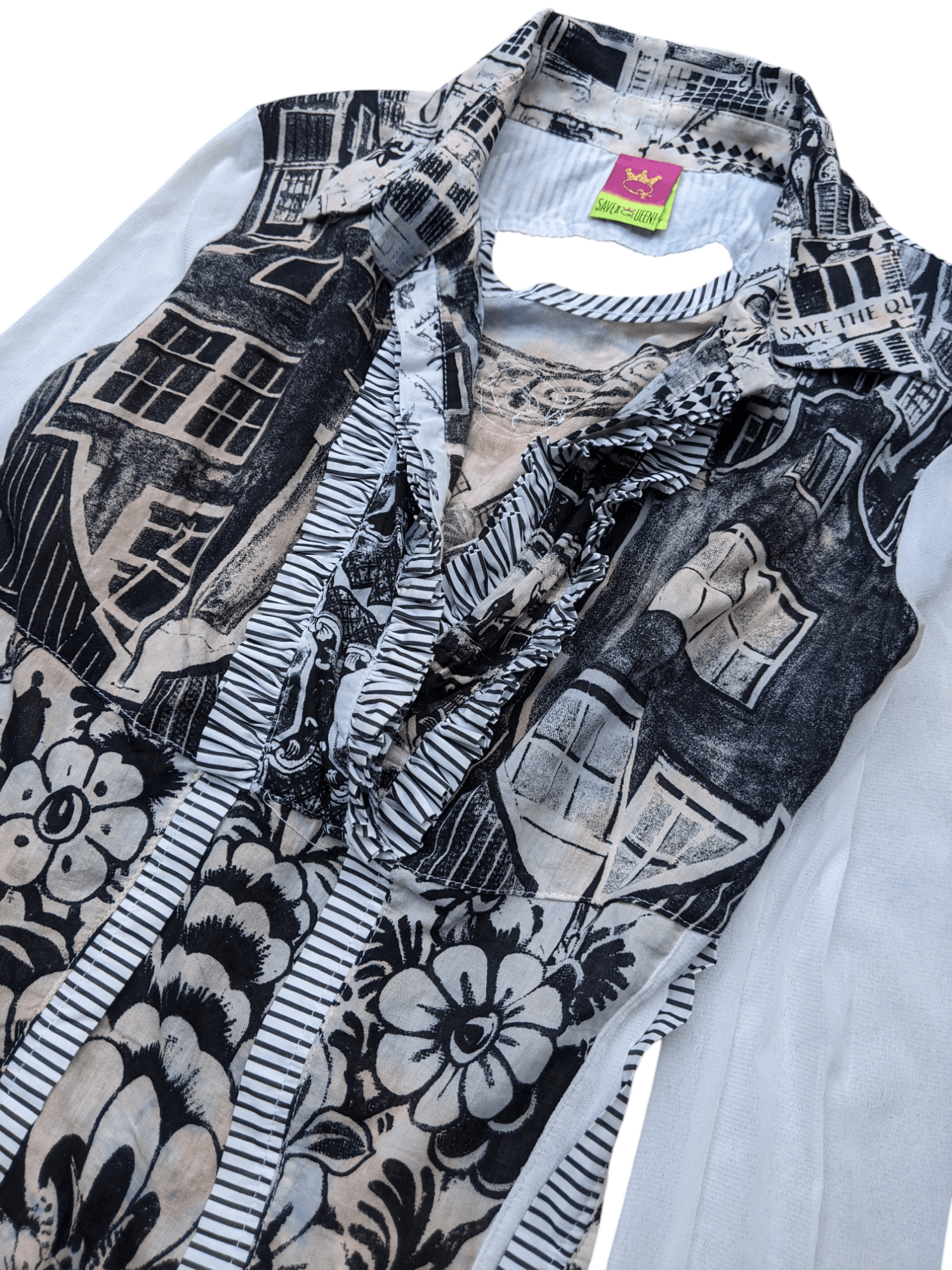 Other Save The Queen! 👑 Mesh Abstract Lolita Blouses Size S / US 4 / IT 40 - 4 Thumbnail