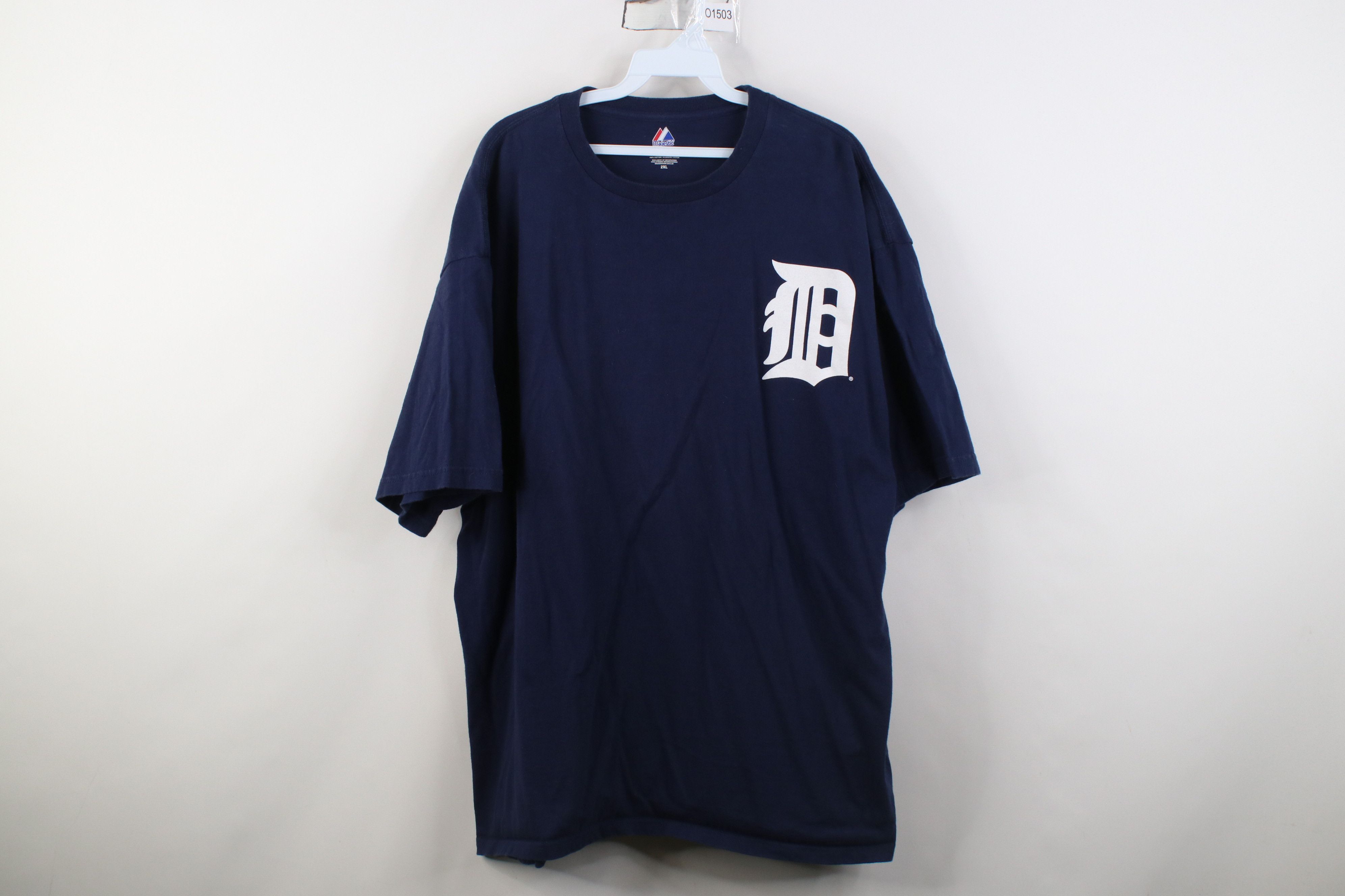 Majestic Vintage Y2K Majestic Detroit Tigers Baseball Jersey T-Shirt Size US XXL / EU 58 / 5 - 1 Thumbnail