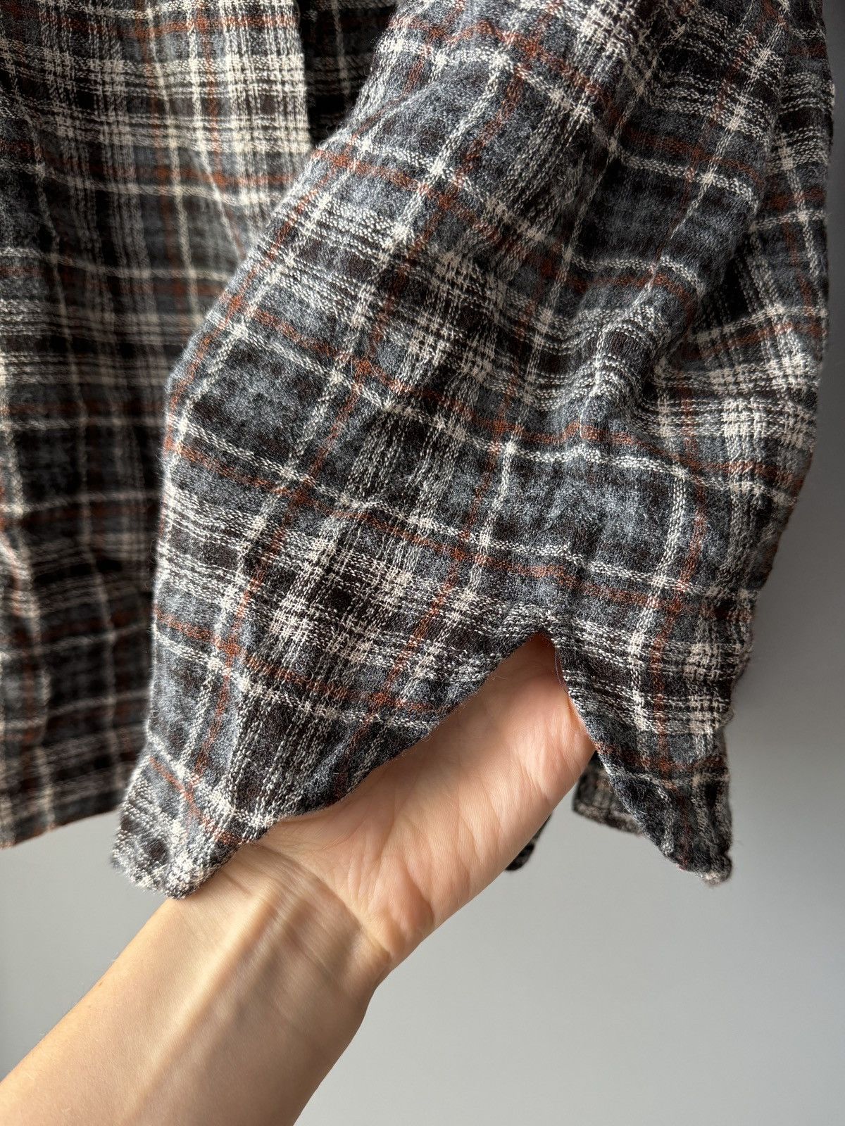 Sezane Sessùn Checkered Woll Blend Button Up Size S / US 4 / IT 40 - 6 Thumbnail