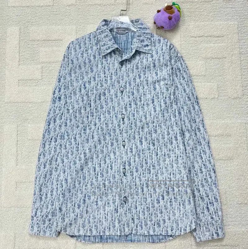 Dior Blue Men's Shirt in Size M .