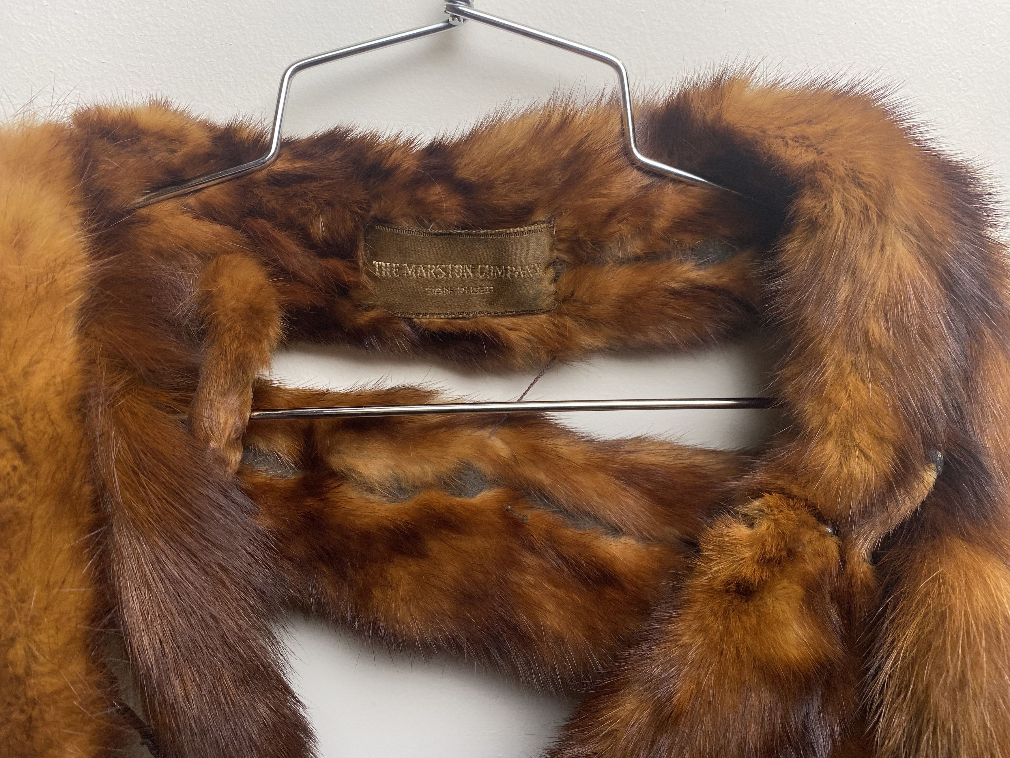 Vintage The Marston Company Mink Stole Size ONE SIZE - 2 Thumbnail