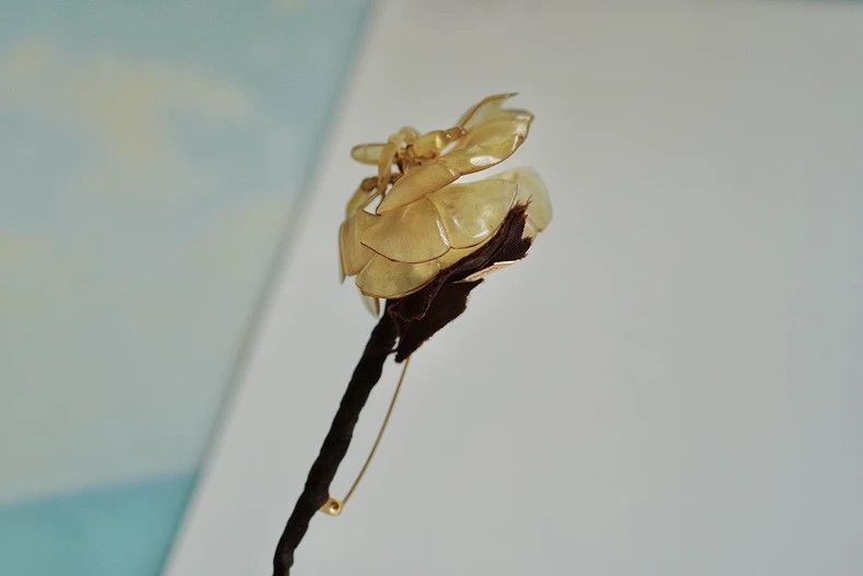 Kenzo KENZO Amber translucent flower brooch Size ONE SIZE - 5 Thumbnail