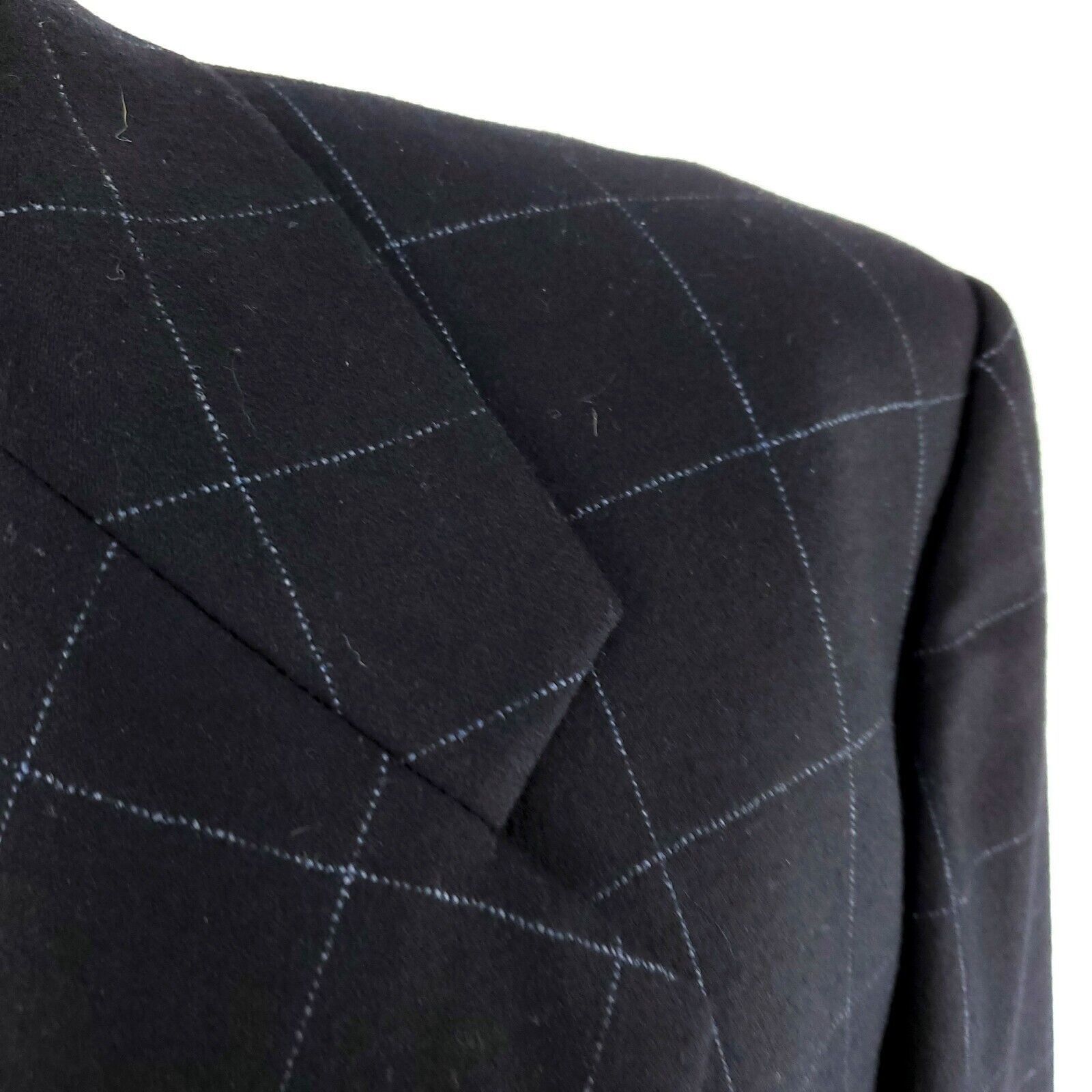 Valentino Valentino Flannel Wool Cashmere 3 Button Sport Coat W/ Vest Size 42L - 2 Thumbnail