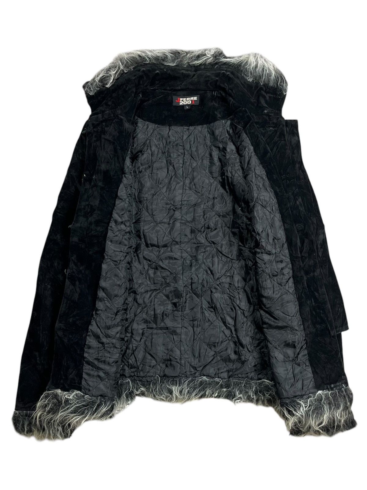 14th Addiction 2001 J Ferre - Vkei Style Trim Fur Velour Jacket Size US M / EU 48-50 / 2 - 3 Thumbnail