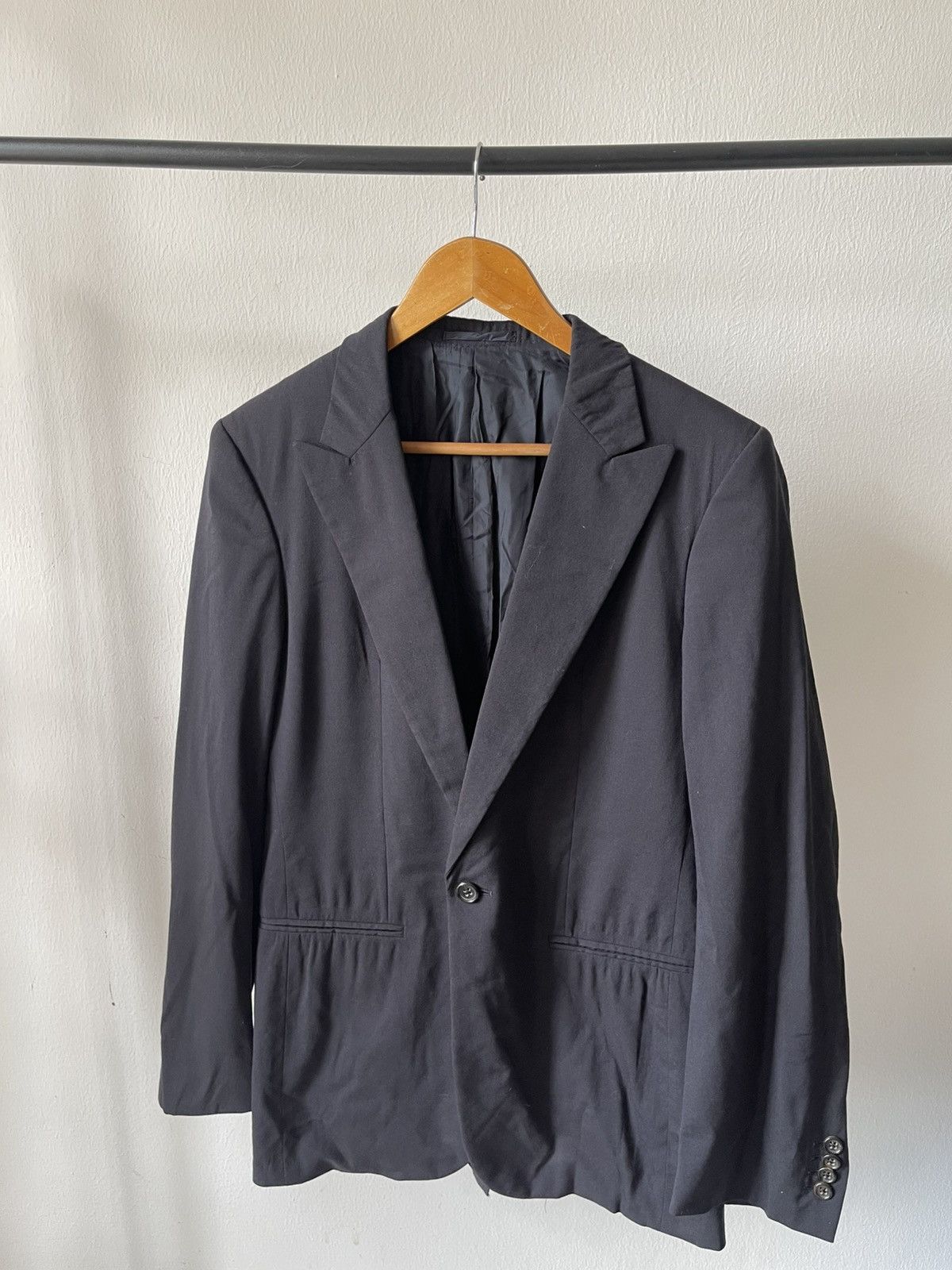 Jil Sander Jil Sander Raf Simons Era One Button Blazer 96 Size US M / EU 48-50 / 2 - 1 Thumbnail