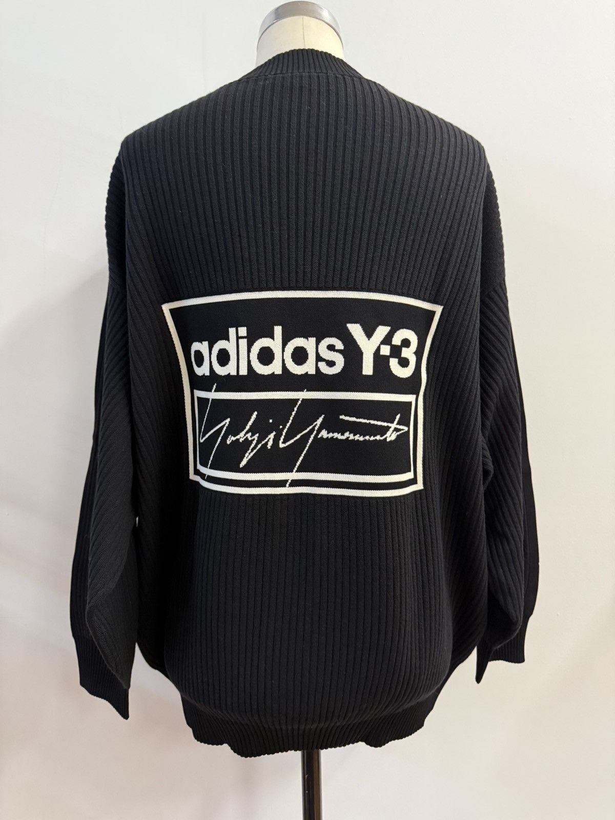 Adidas × Y-3 adidas Y-3 × Yohji Yamamoto Knit Wool Cardigan Oversized Size US L / EU 52-54 / 3 - 7 Thumbnail