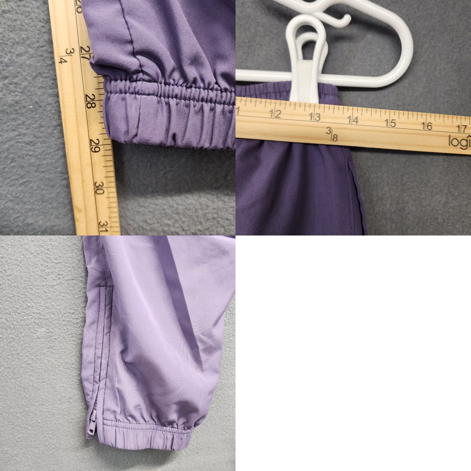 Vintage VINTAGE Kaelin Tracksuit Womens Large Lined Purple Zip Jacket Pants 2 Piece Windbreaker Set Womens Size 36" / US 14 / IT 50 - 10 Thumbnail