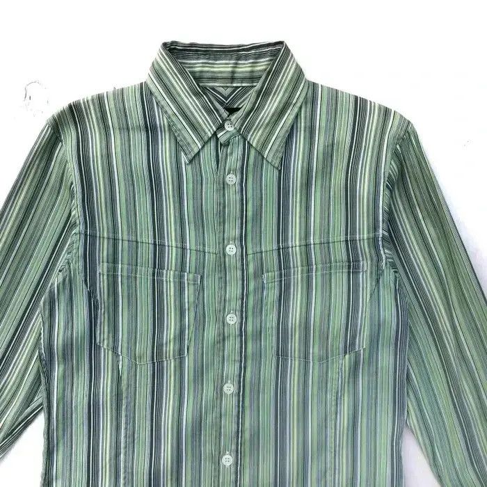 Tete Homme Tete Homme Striped Design Shirt Button Up Size US S / EU 44-46 / 1 - 2 Thumbnail