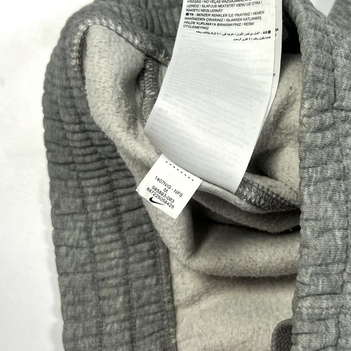 Nike × Vintage Vintage Nike Baggy Grey Cotton Y2K Casual Jogger Pants - M Size US 34 / EU 50 - 8 Thumbnail