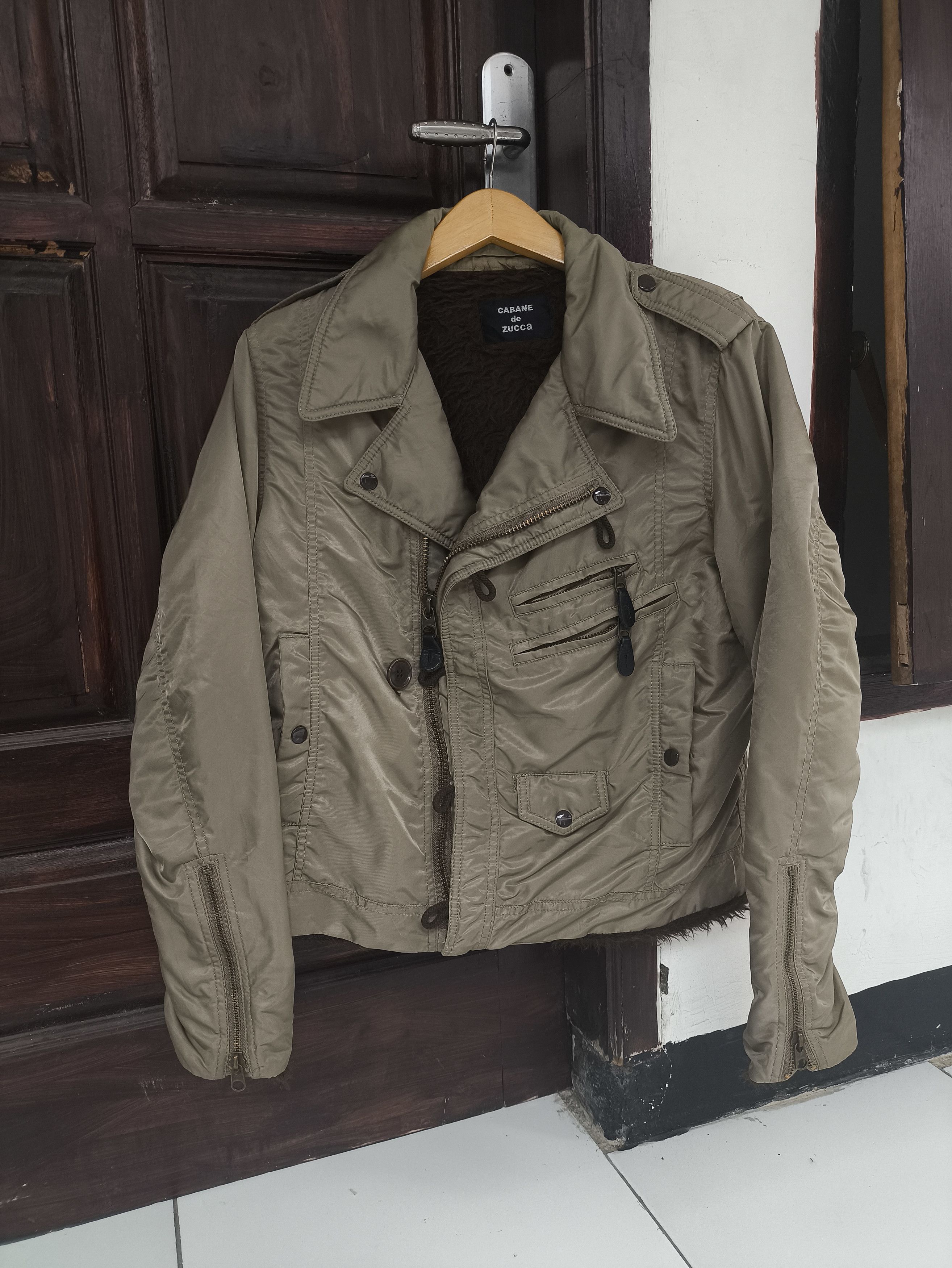 CABANE de ZUCCa AW05 cabane de zucca isseymiyake bikers cargo Ramones jacket Size US M / EU 48-50 / 2 - 1 Thumbnail