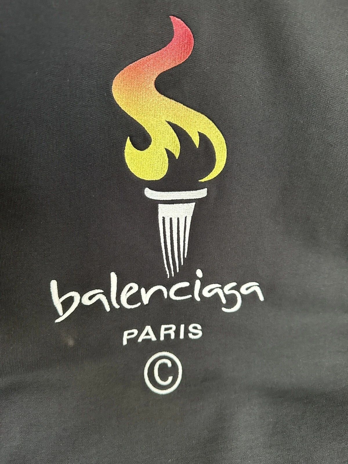 Balenciaga Olympic Torch Logo Hoodie
