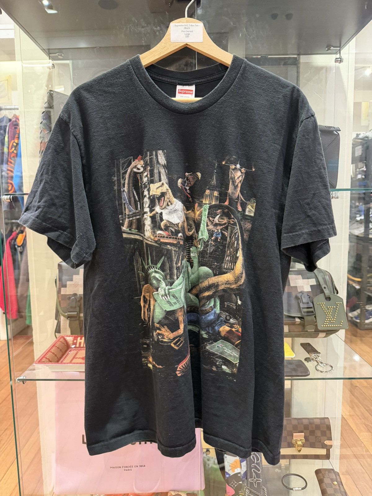 Supreme Supreme NYC T-Rex Tee Size US L / EU 52-54 / 3 - 1 Thumbnail