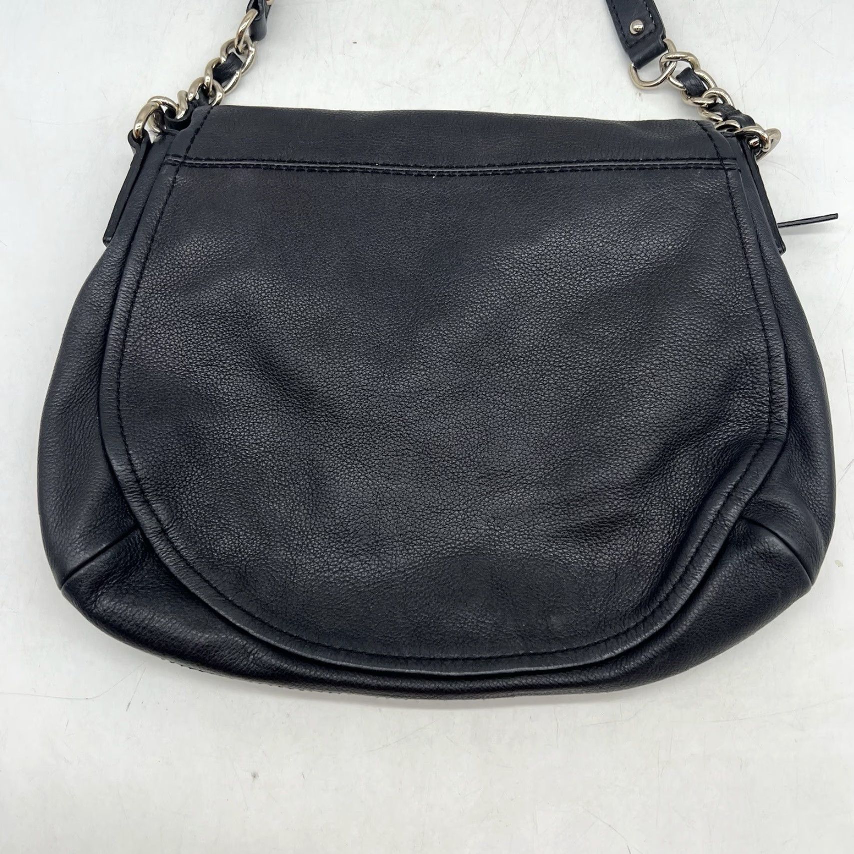 Vintage VINTAGE Kate Spade New York Medium Shoulder Bag Black Pebbled Leather Womens 12x10 Size ONE SIZE - 7 Thumbnail